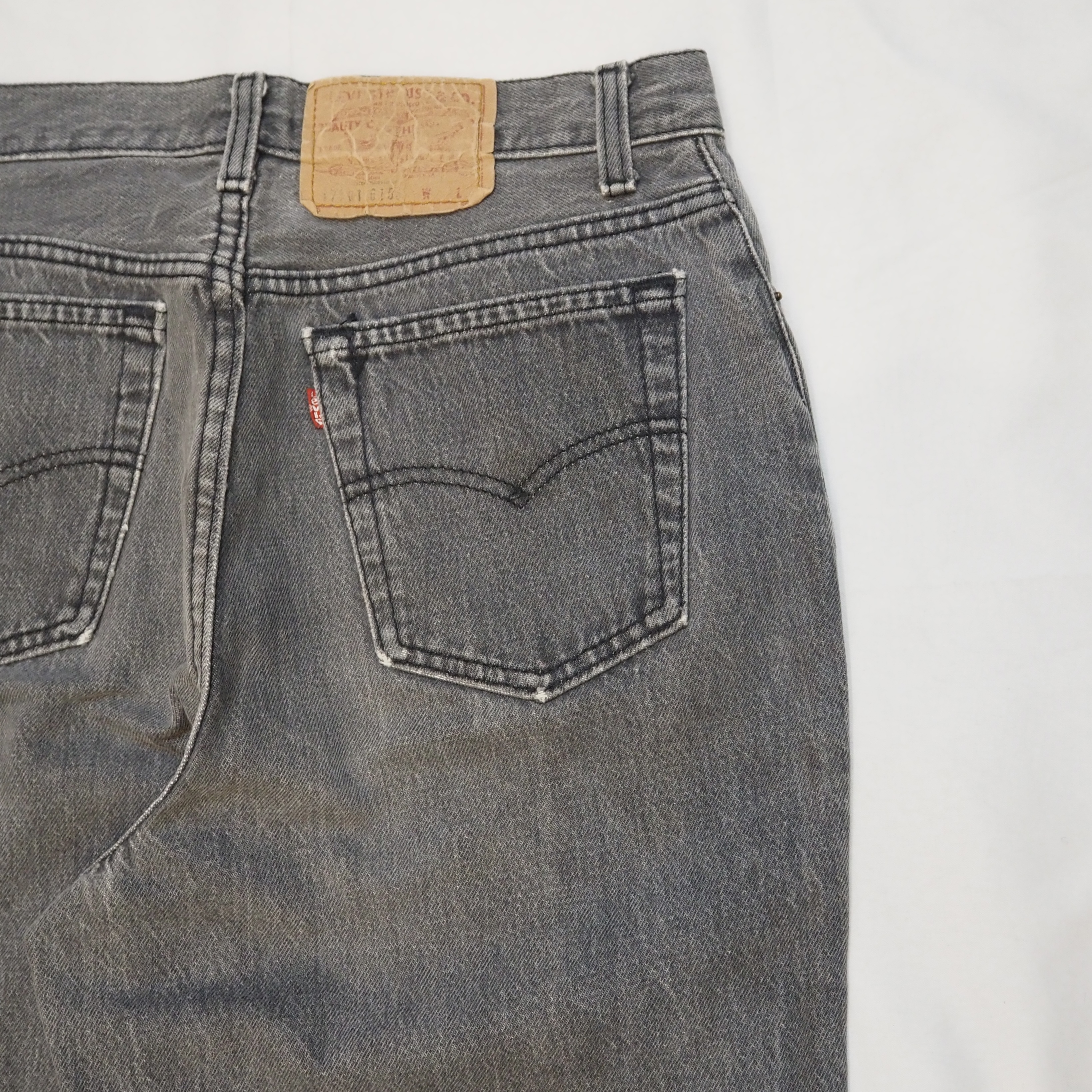 80’s Levi’s 501 6158 Black Denim 先染め 30×28 の画像 11