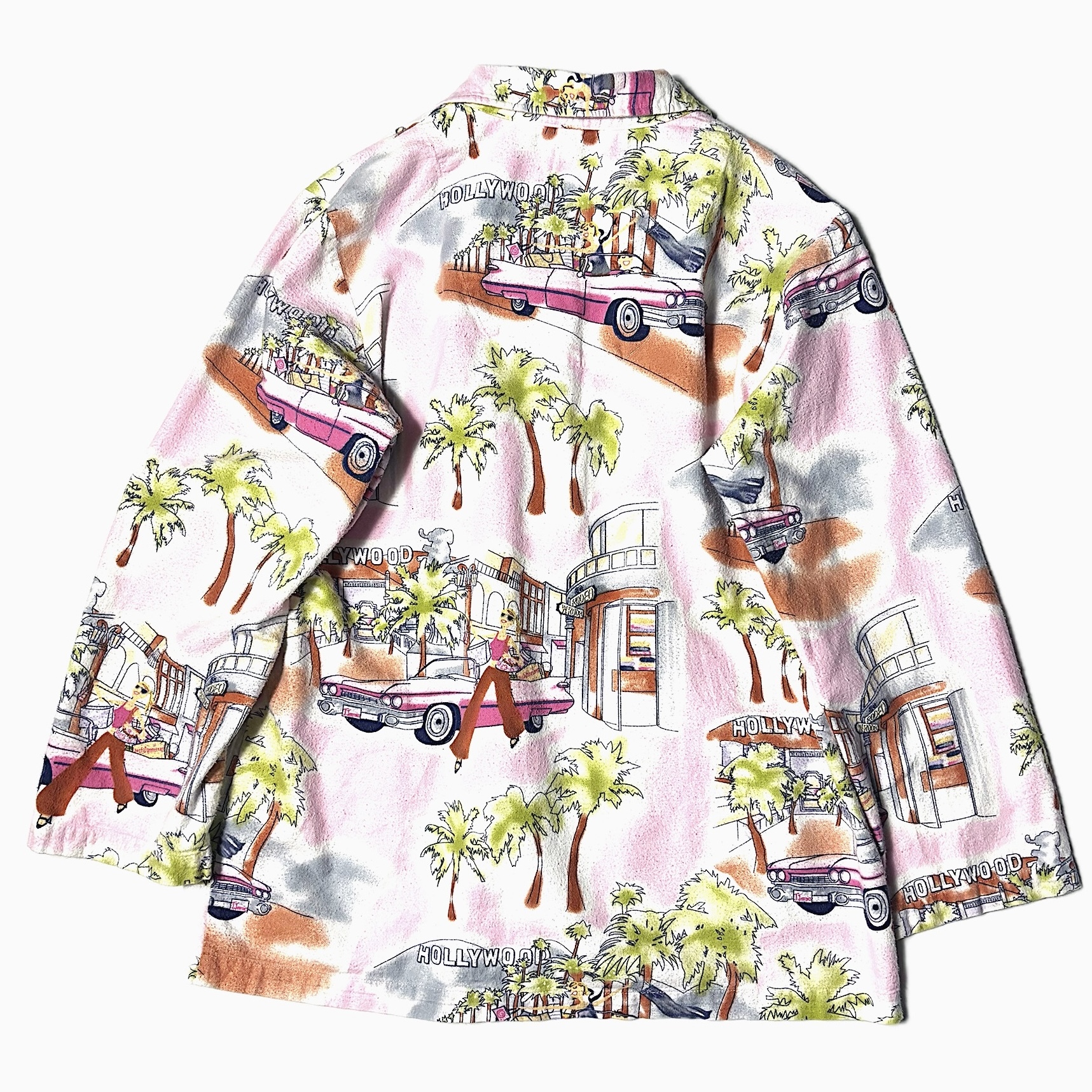 Y2K【Just Jammies】"HOLLYWOOD" Pajama Shirt の画像 2
