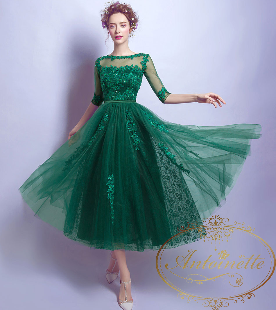 Green Party Dress Wedding Dinner Ladies Fashion 披露宴 結婚式 パーティードレス 緑 Antoinette Green Party Dress Wedding Dinner Ladies Fashion 披露宴 結婚式 パーティードレス 緑 Antoinette