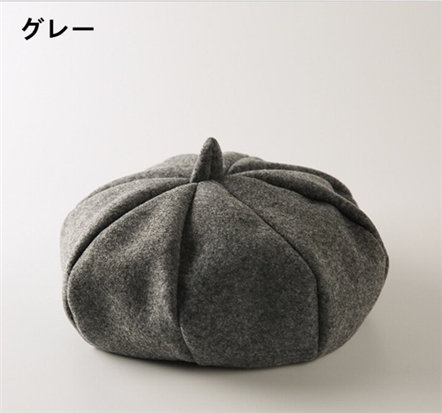 ベレー帽 グレー こども服 Persikka ベレー帽 グレー こども服 Persikka