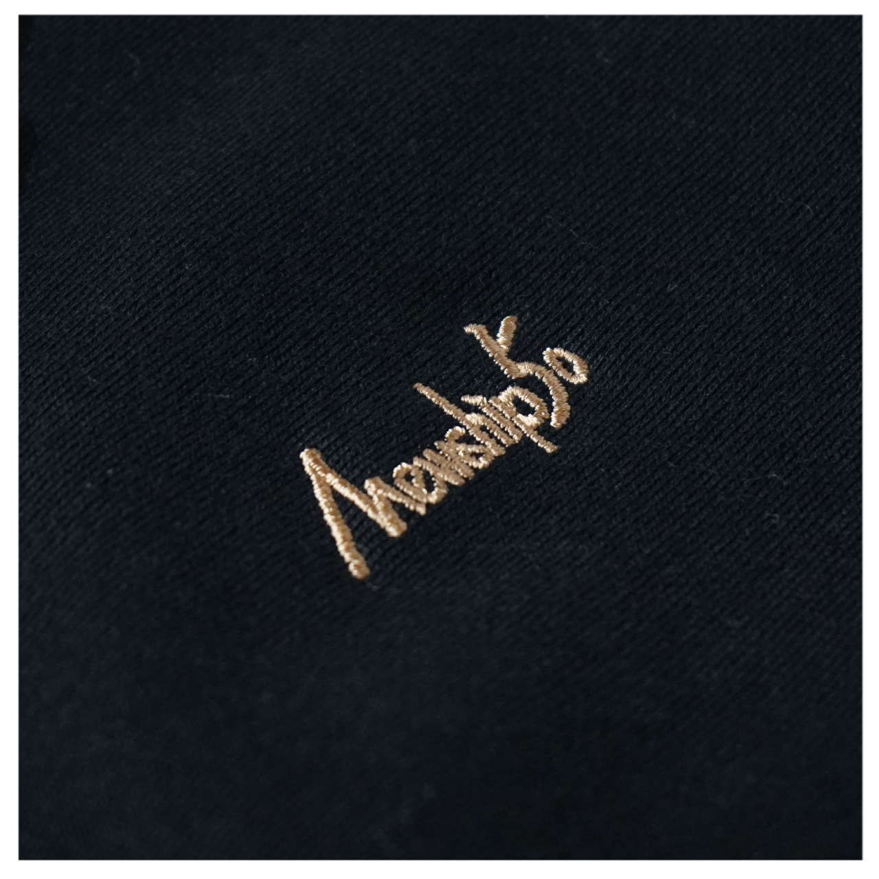 BASIC LOGO 019 pullover <Black×Beige> - 画像2