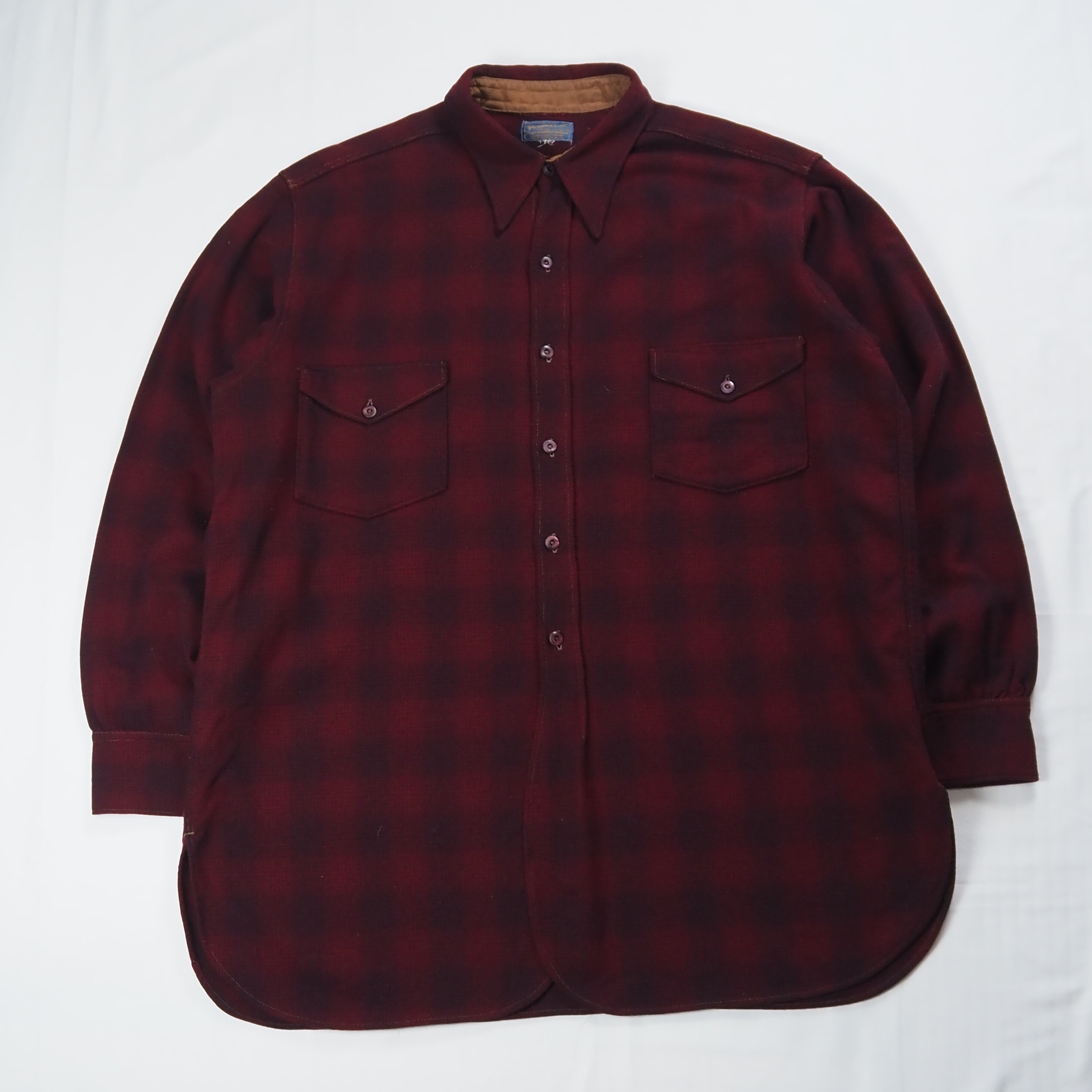 【9/23 20:00入荷】40's〜 Pendleton ウールシャツ シャドーチェック