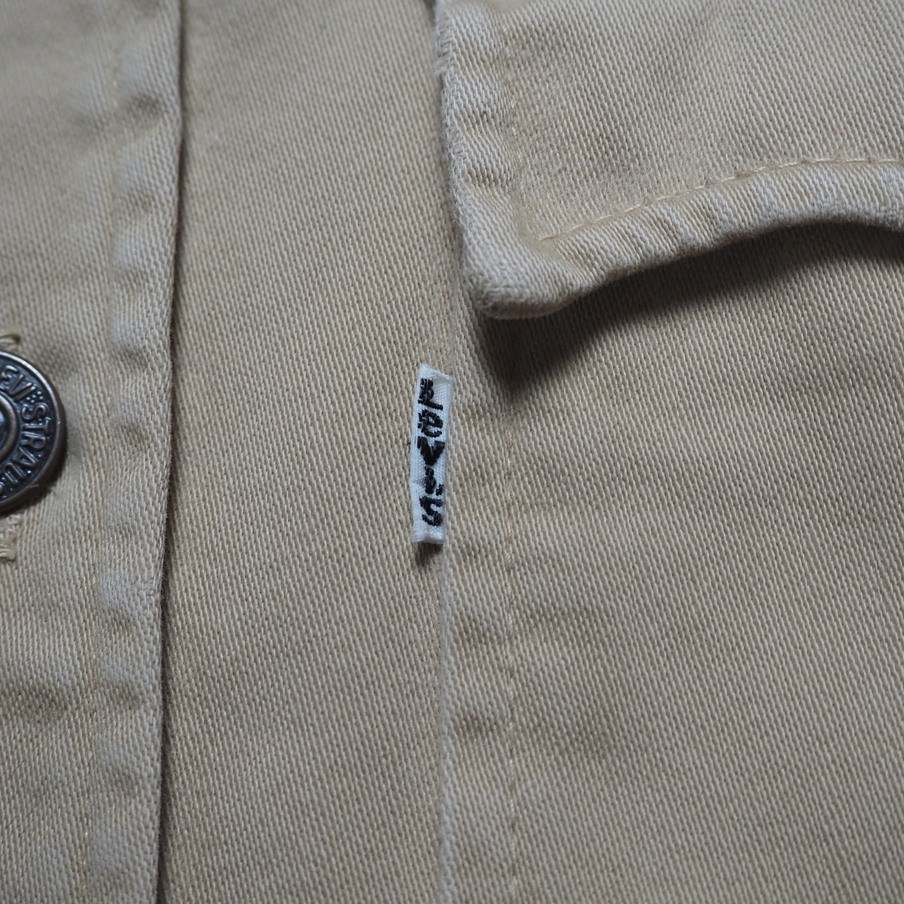 70’s Levi’s ウエスタンシャツ ベージュ ボックスシルエット Mサイズ オンライン限定商品 の画像 8