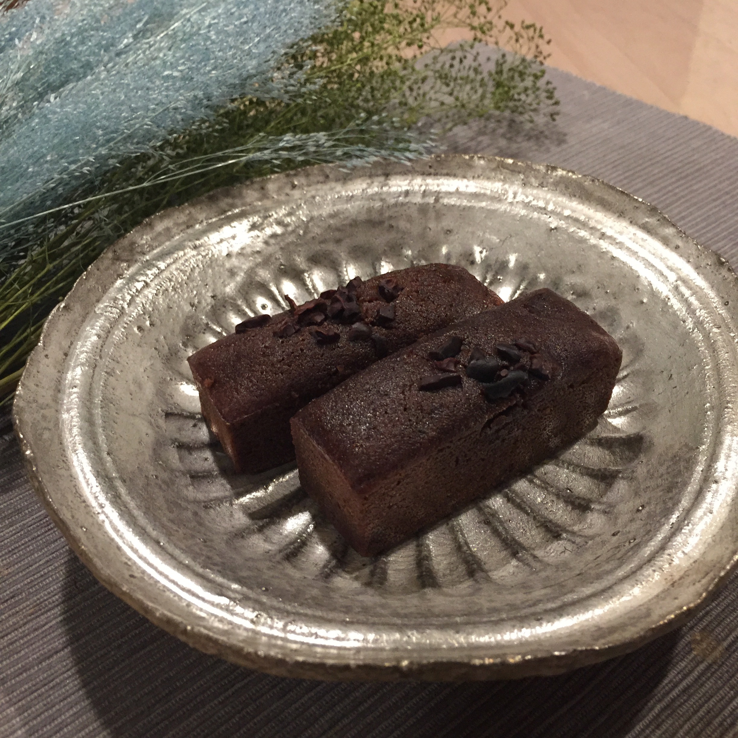 グルテンフリー キャロブとくるみのスティックケーキ 2袋set Natsukitchen ナツキッチン