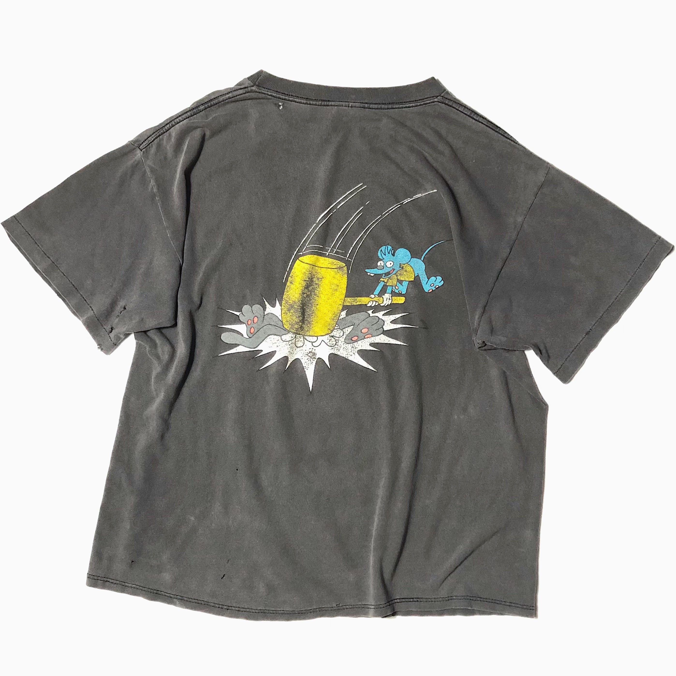 Vintage 90's【MILLER】"The ITCHY & SCRATCHY SHOW" T-shirt の画像 2