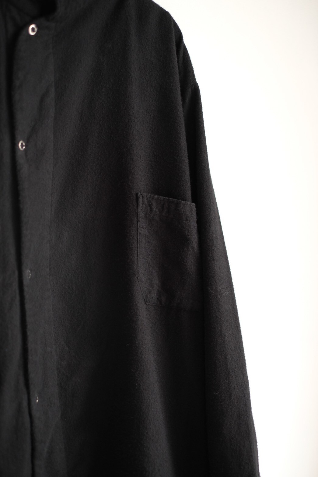50's over dyed US ARMY pajama flannel shirt の画像 7