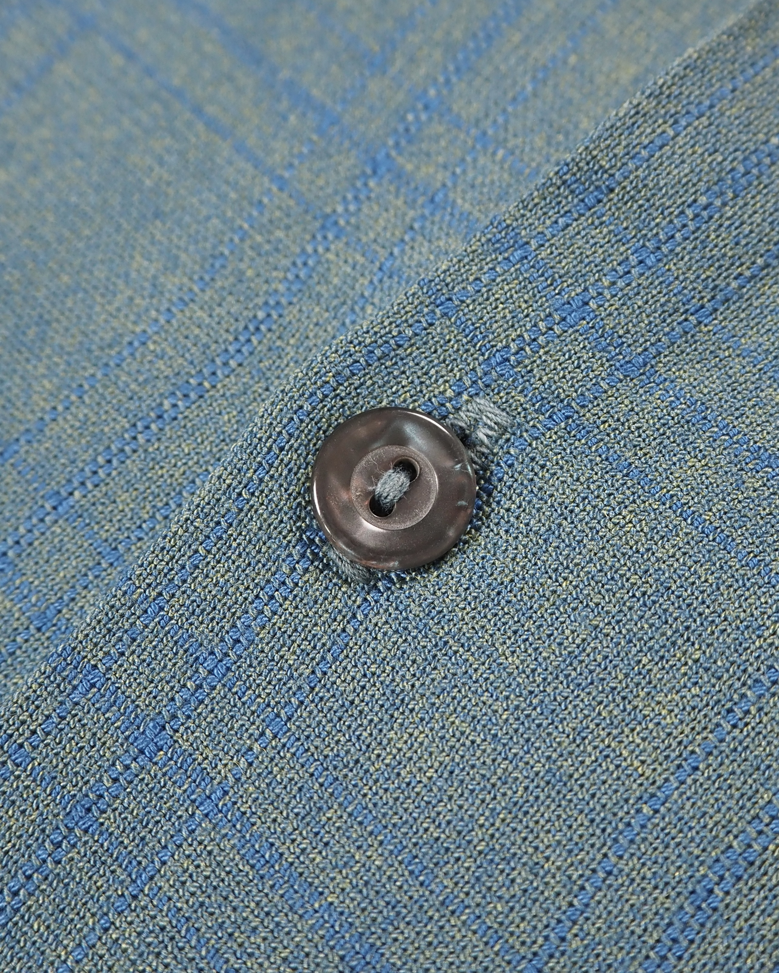 50’s Sportsman レーヨンシャツ ブルー Lサイズ の画像 5