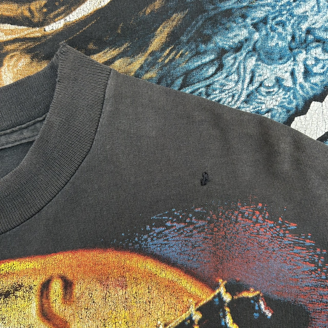 Guns N' Roses ガンズ・アンド・ローゼズ “Live Photo” ブートレグTシャツ ブラック / Fits XL の画像 8