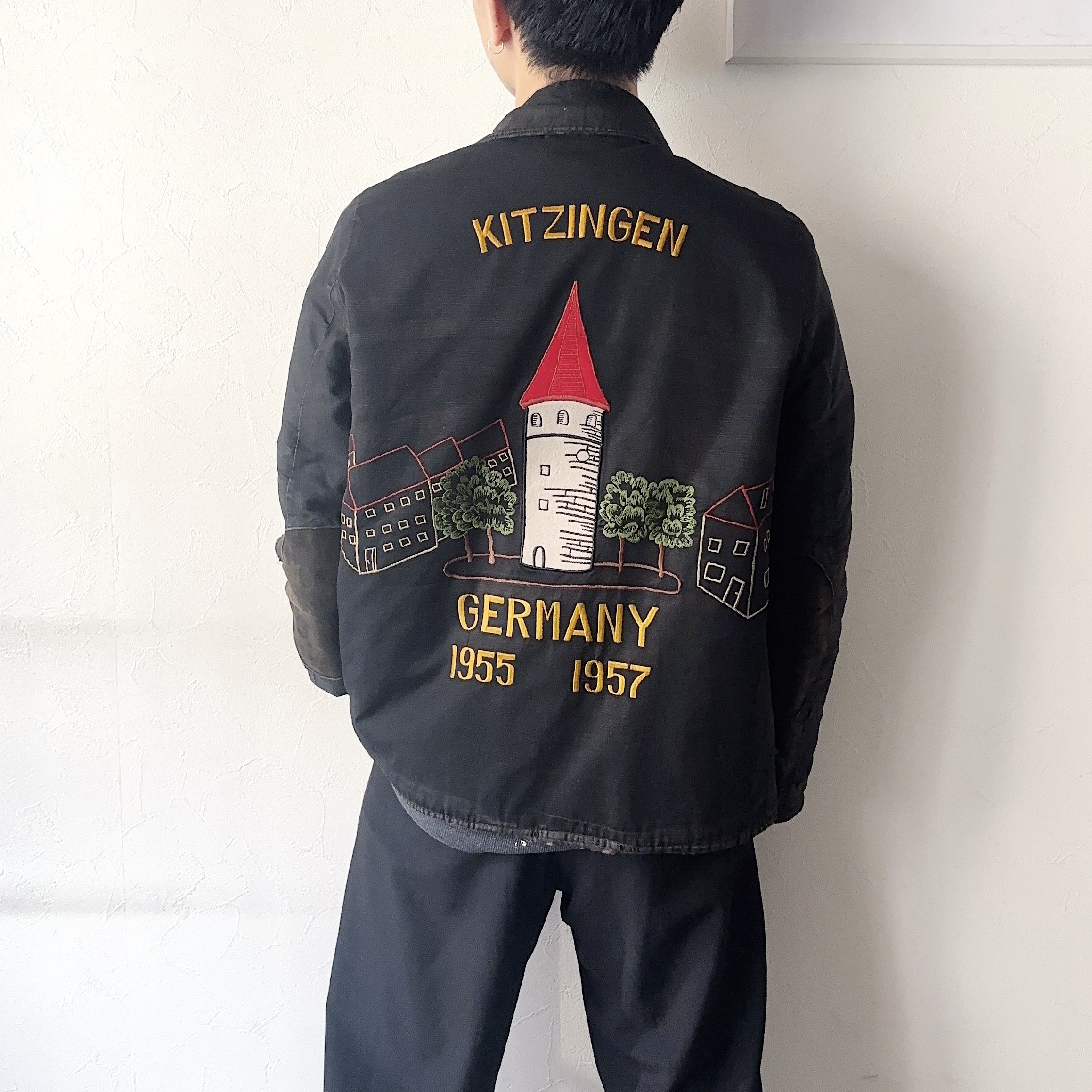 Vintage 50's "KITZINGEN GERMANY" Souvenir Jacket の画像 4