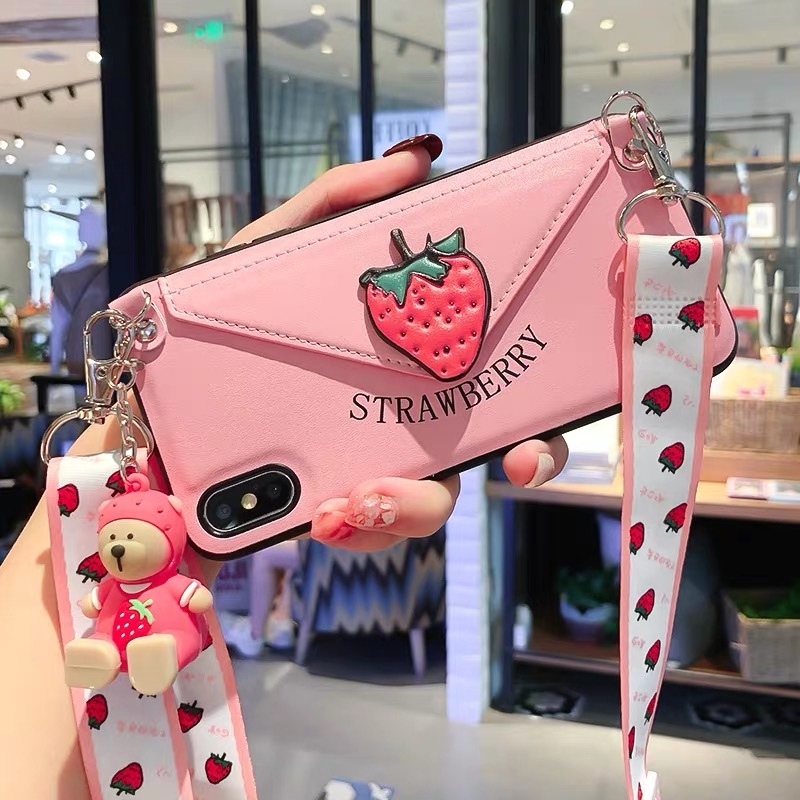 お取り寄せ いちご Iphoneケース カード収納付き Louis Lover お取り寄せ いちご Iphoneケース カード収納付き Louis Lover