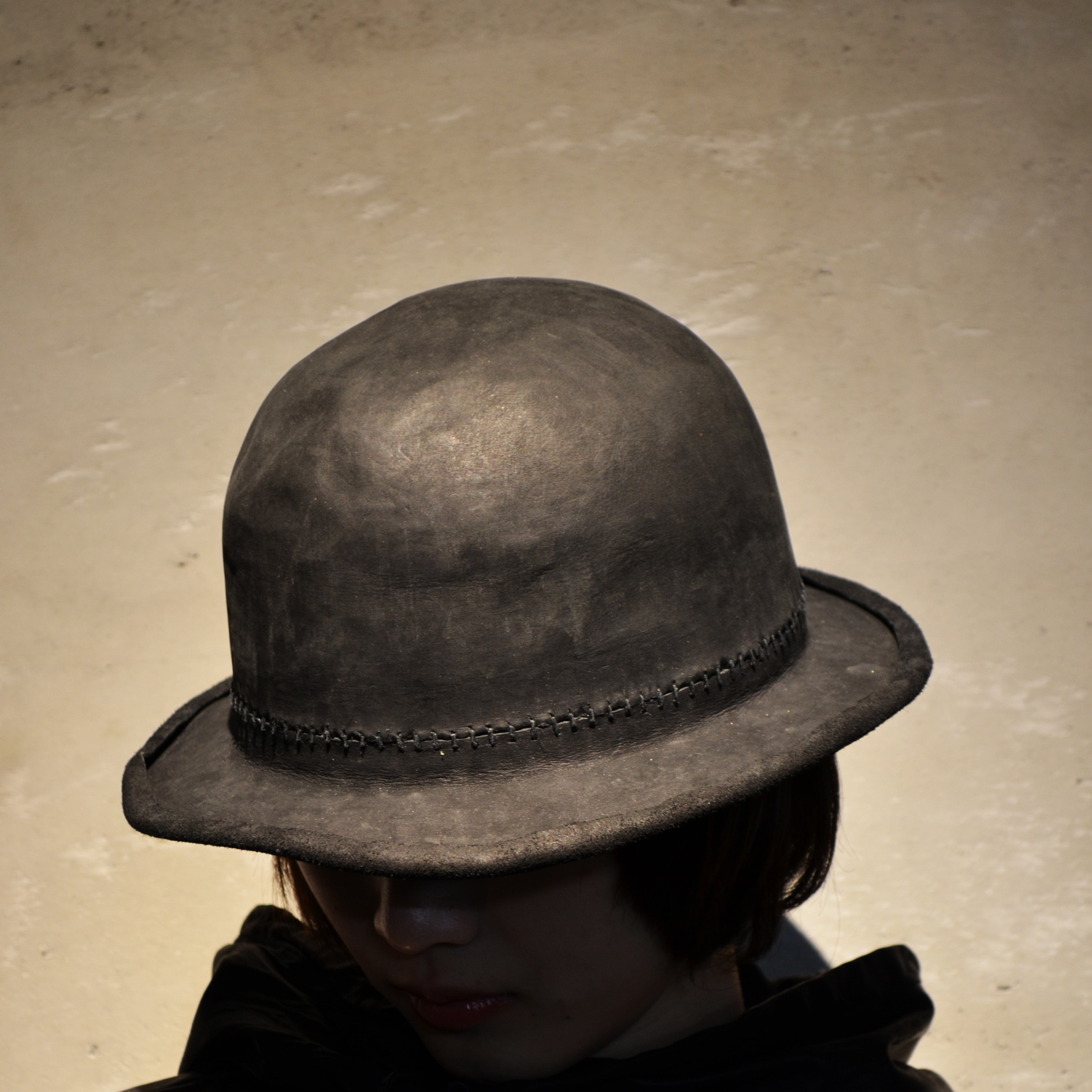 Frankenstein/Bowler Hobo-HAT 〈Black・S,L size〉 | No,No,Yes ! Leather