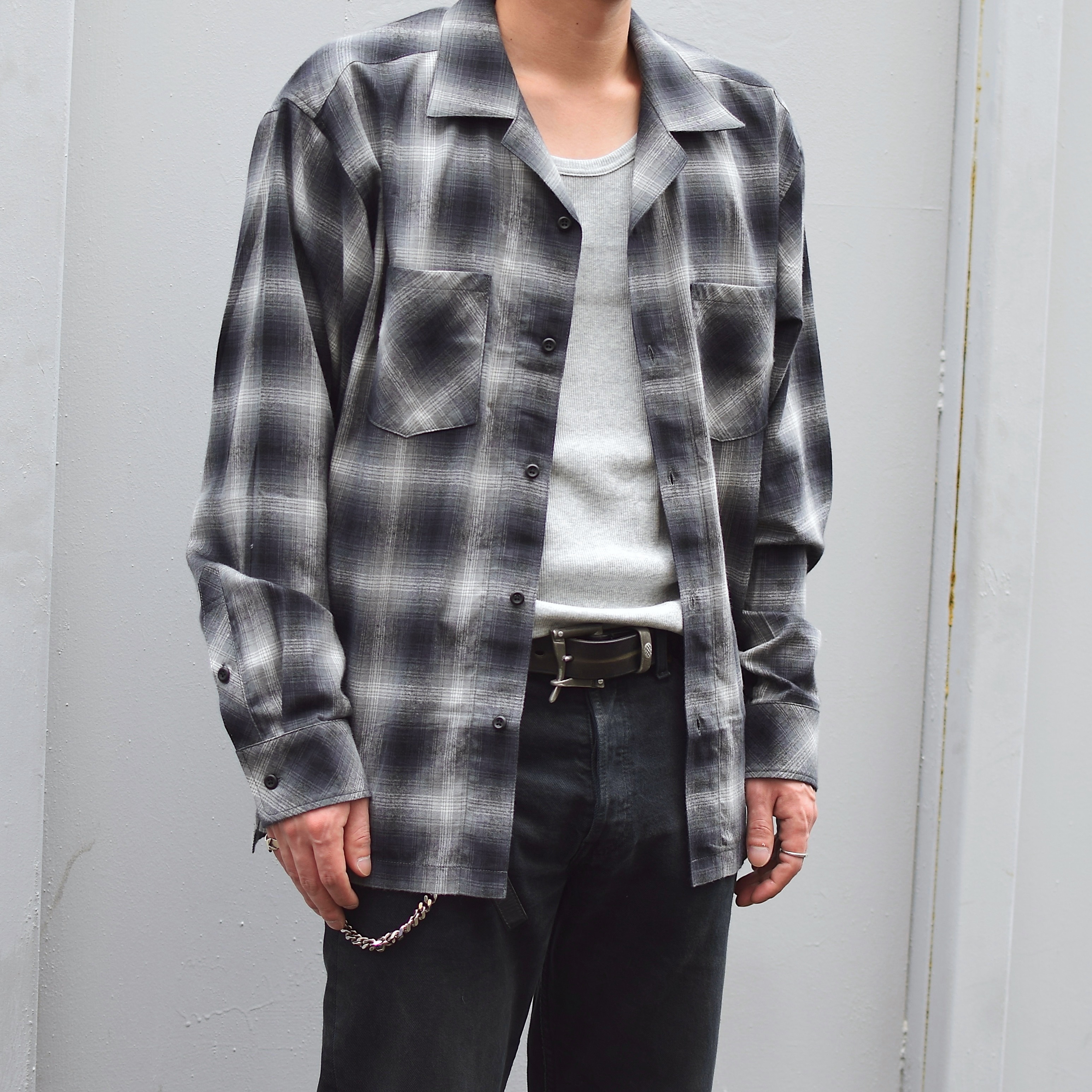【Rafu】Box Shirt（BLACK） の画像 3