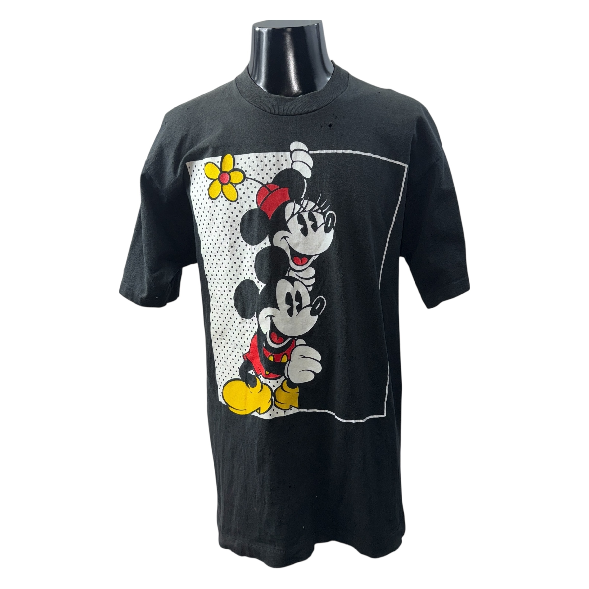 【DISNEY】 ミッキー＆ミニー グラフィック Tシャツ