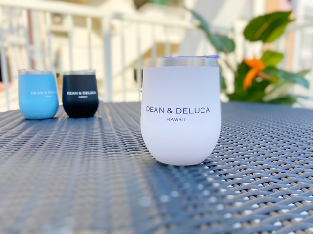 Dean Deluca Hawaii 正規品 ハワイ限定 ディーンアンドデルーカ タンブラー 1oz 355ml ディーン デルーカ ステンレスボトル ステンレスタンブラー Ddh ホワイト ブルー ブラック シンプル 無地 ロゴ入り 蓋付き プレゼント 並行輸入 ハワイ買い付け Puahawaii