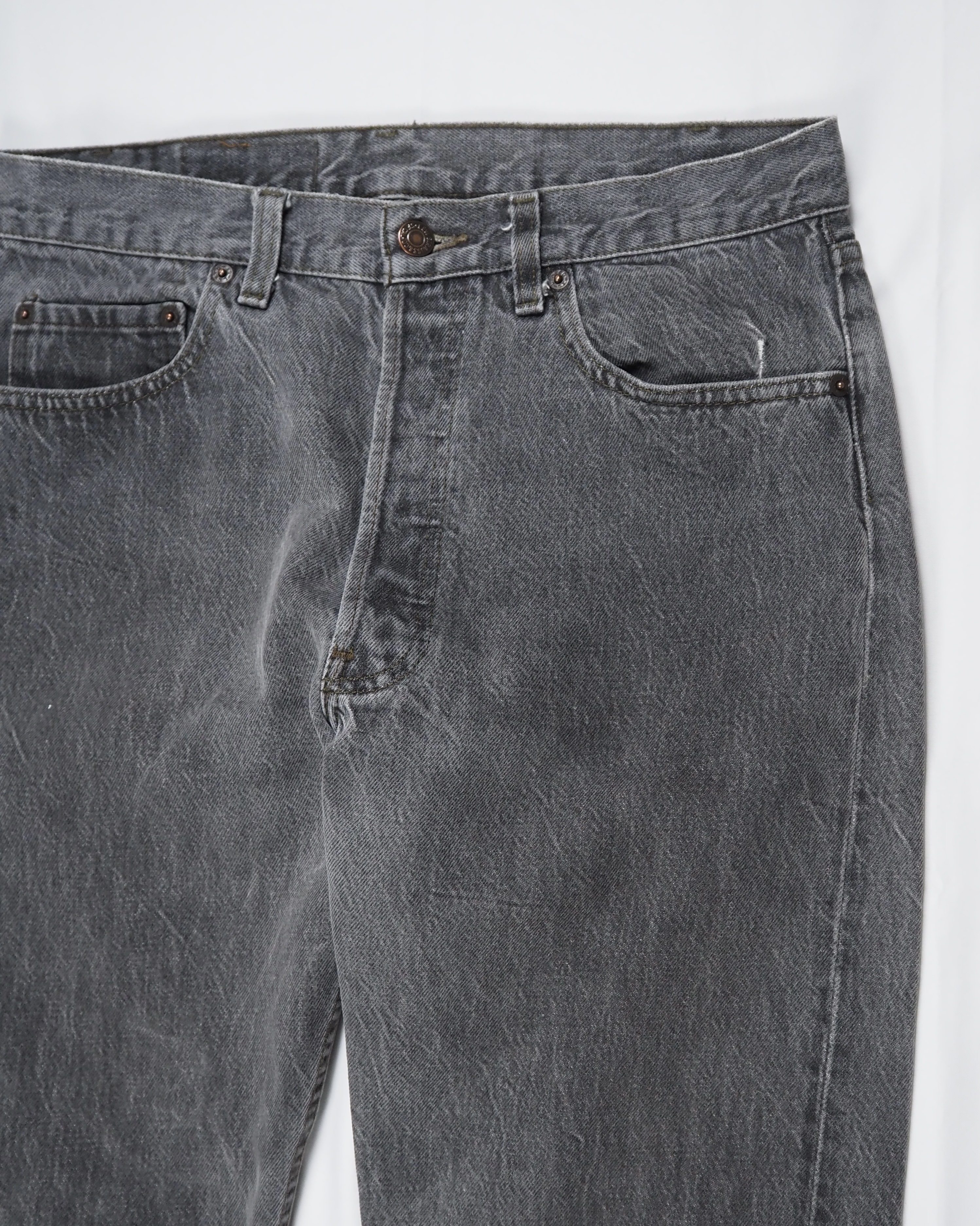 80’s Levi’s 501 先染めブラックデニム 実寸32×29 ゴールデンサイズ！ の画像 5