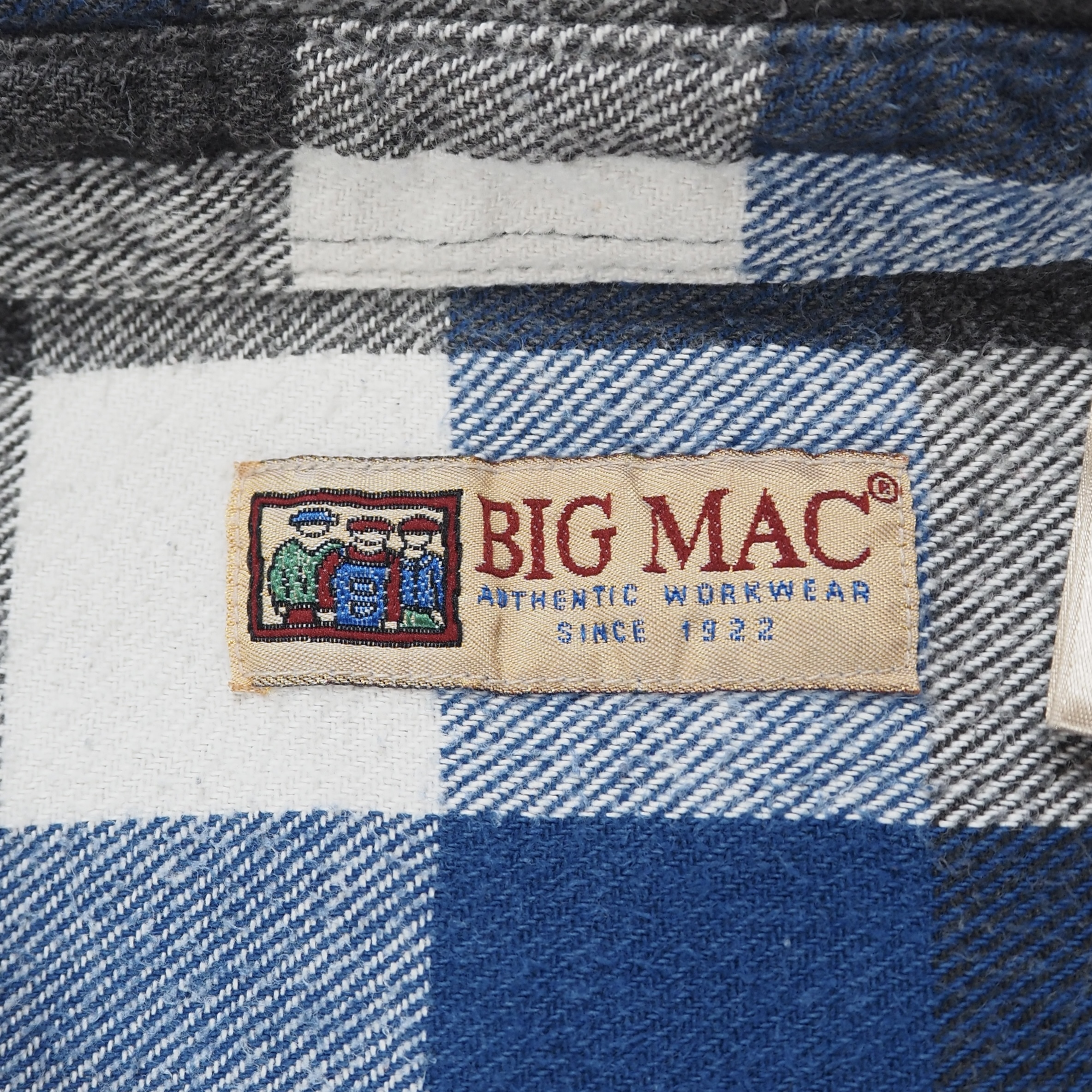 Big Mac ヘヴィネル 2XLT ブルー×ホワイト の画像 10