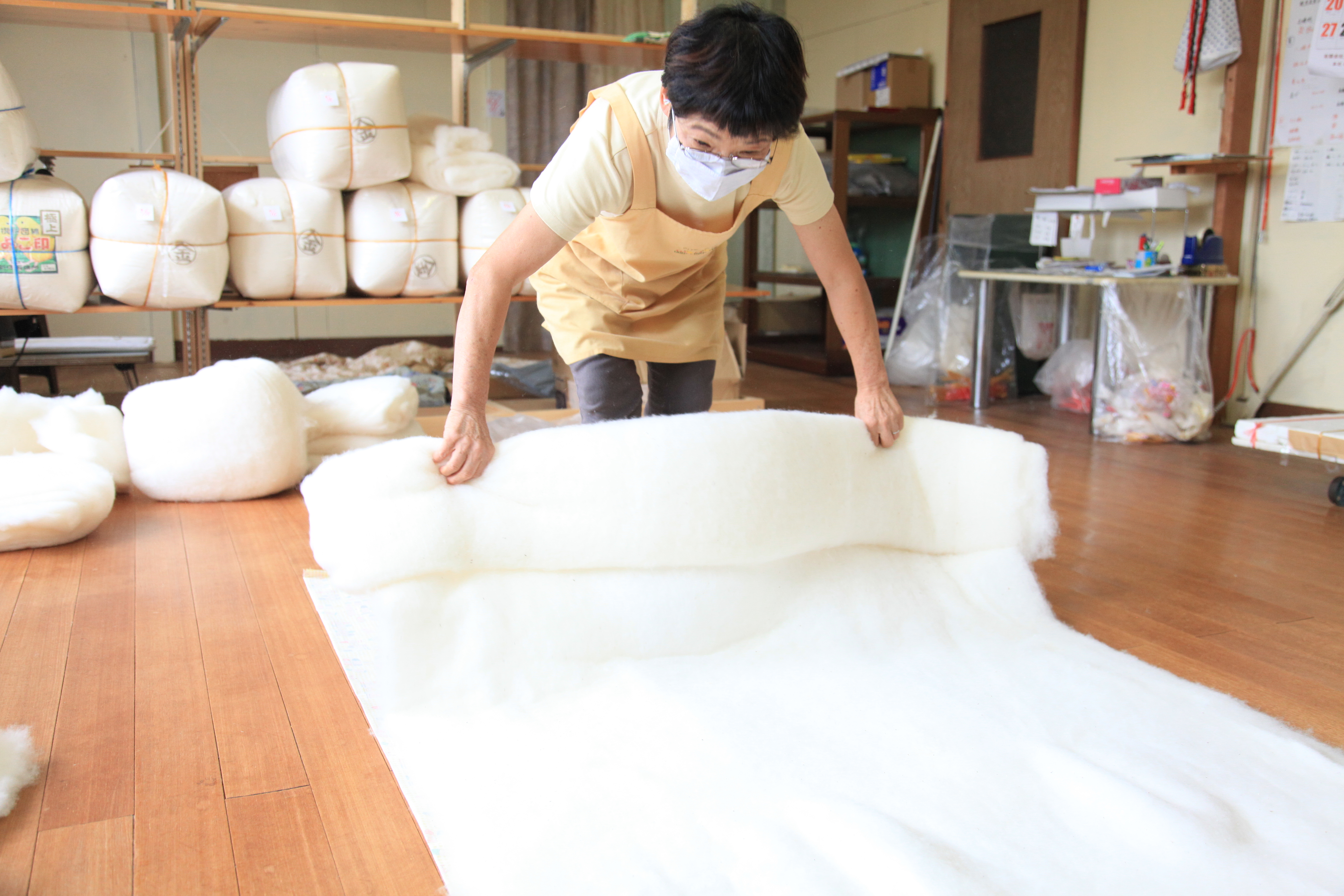 ドラえもん お昼寝布団用生地 単位10cm ふとんの新保 オンラインショップ