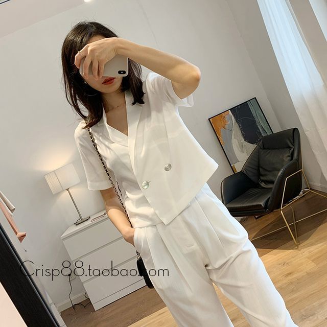 セットアップ レディース 春夏 ツーピース スーツセットアップ テーラードカラー ショートパンツ マスキュリンスタイル フェミニン 大人カジュアル レイヤード Su 0124 Y Happy Orurea ハッピーオルレア