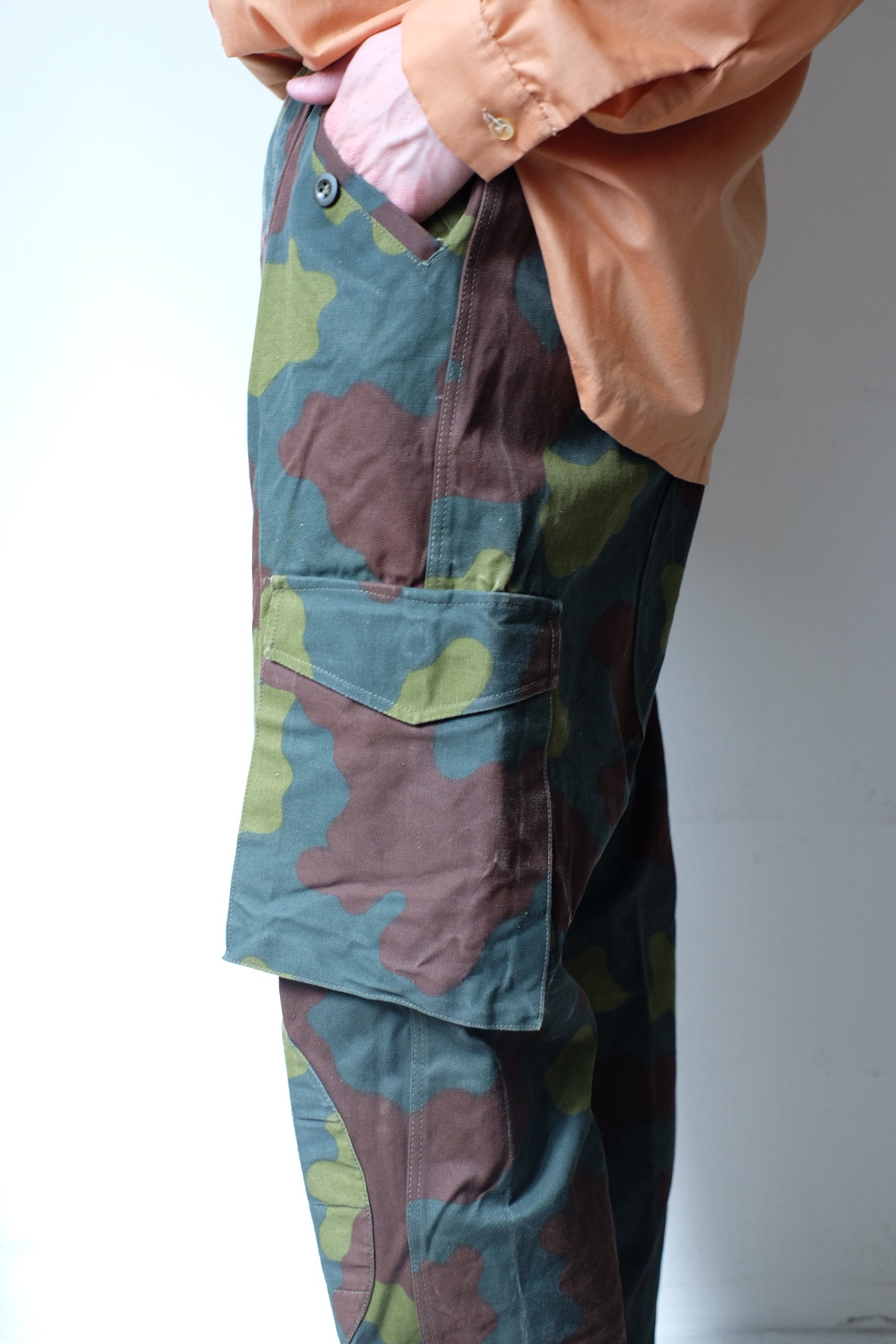Italian military san marco camo cargo pants の画像 13