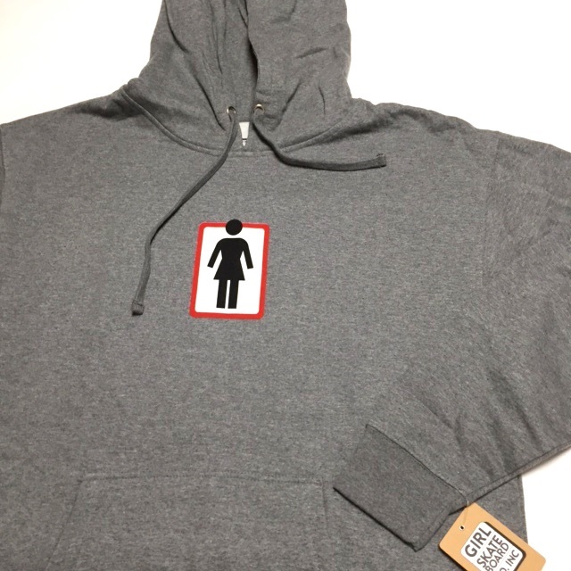 Girl Skateboards Unboxed OG Pullover Hoodie Gunmetal Heather (ガール ...