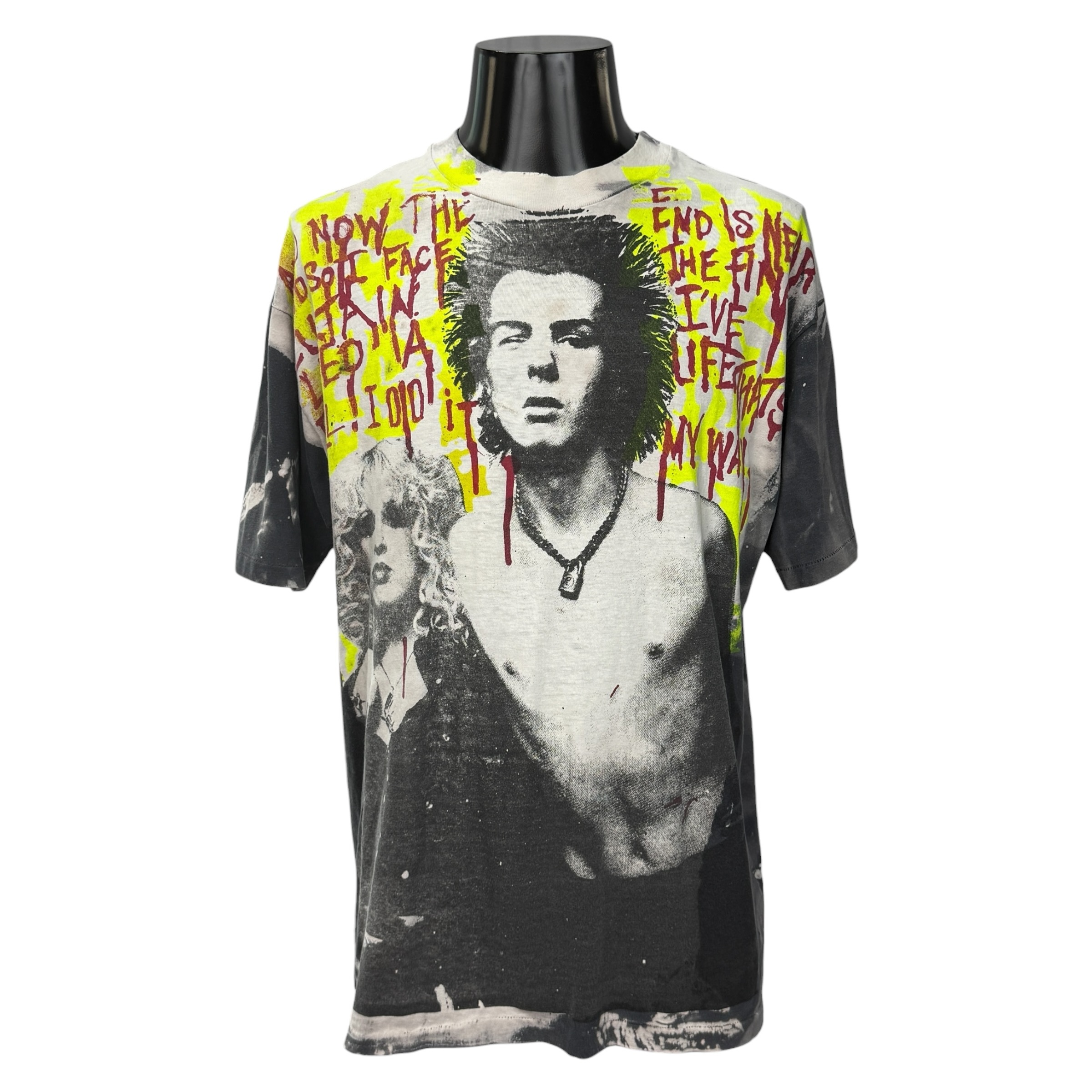 【SEX PISTOLS 】セックス ピストルズ  シド・ヴィシャス “MOSQUITOHEAD” Hanes BEEFY-Tタグ 90’s Vintage Tシャツ
