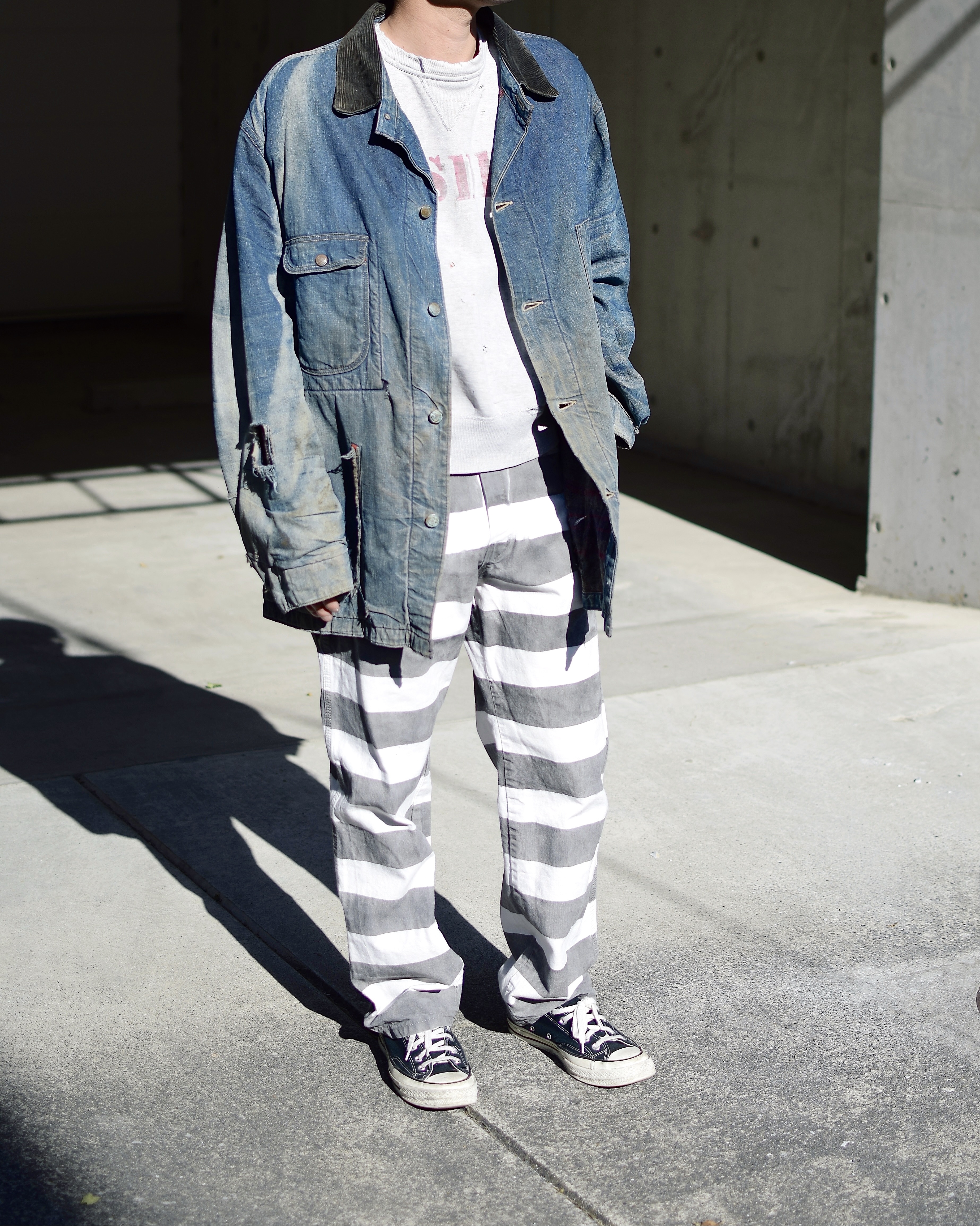 Y2K【Dickies】Striped Painter Pants の画像 3