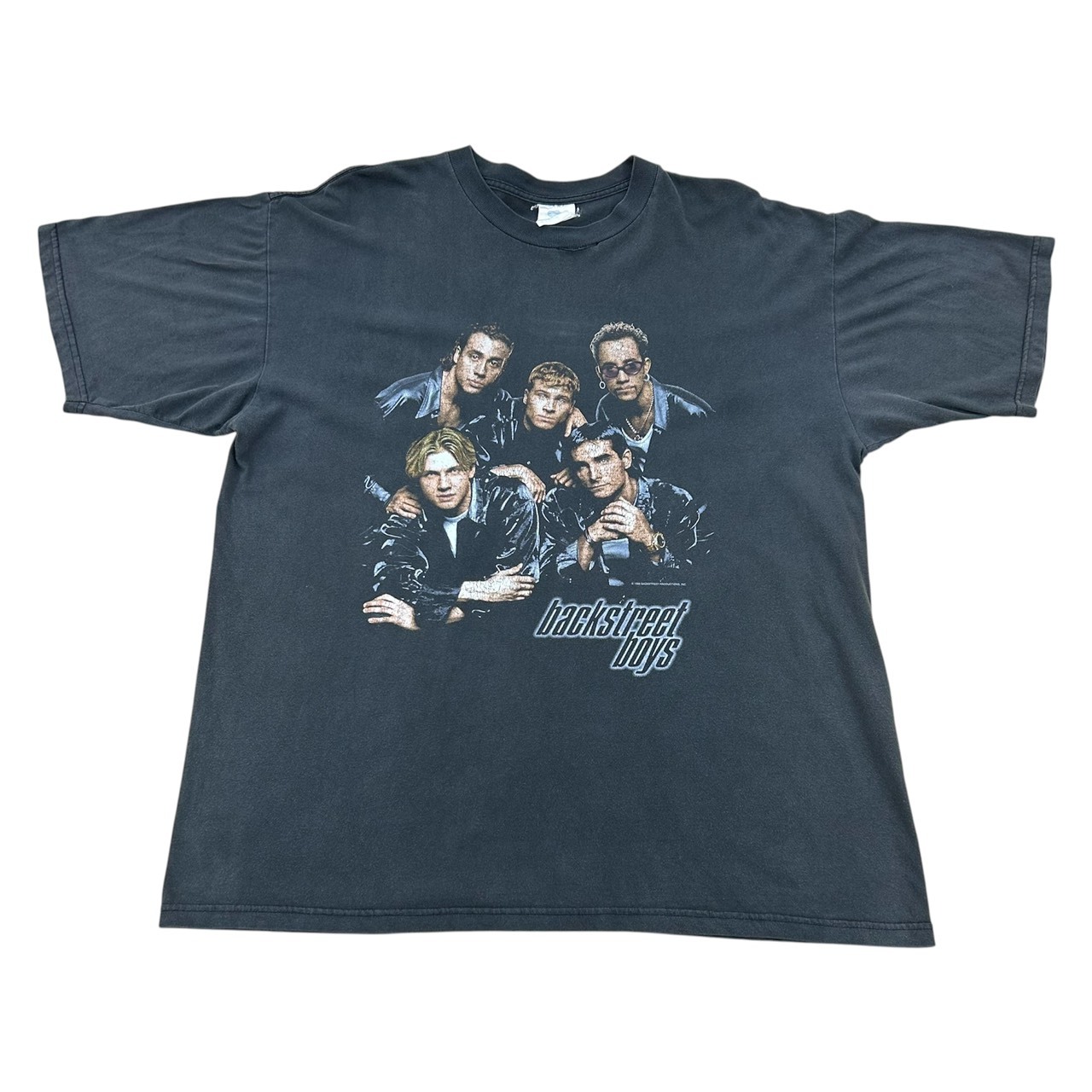 Backstreet Boys バックストリート・ボーイズ グループフォトTシャツ ブラック / XL