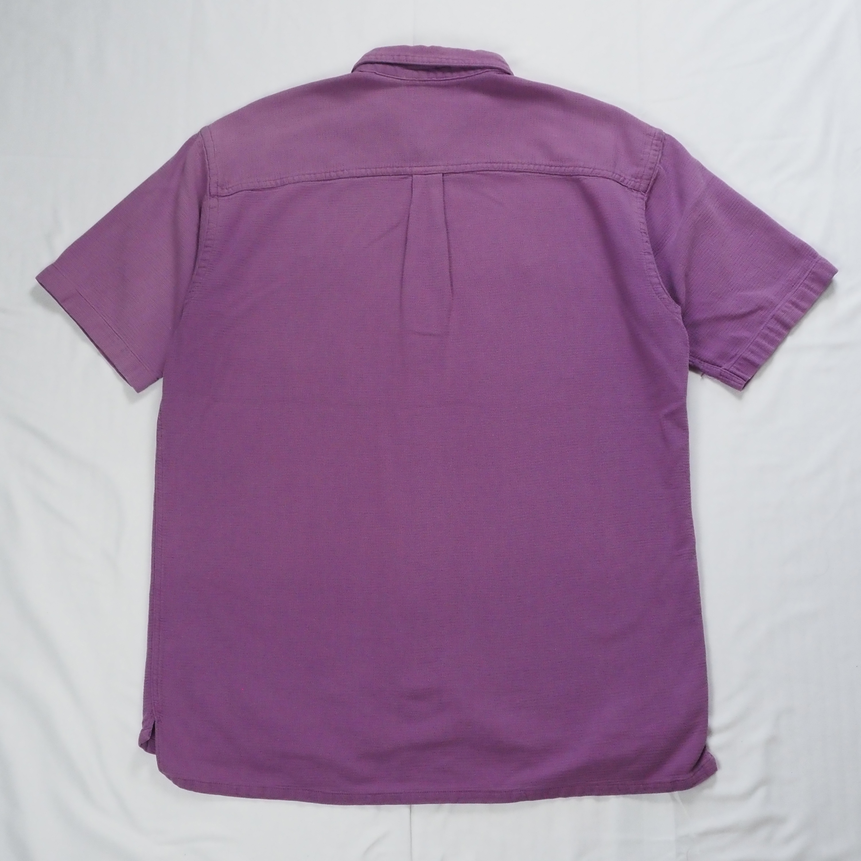 90’s L.L. Bean コットンシャツ パープル Mサイズ の画像 10