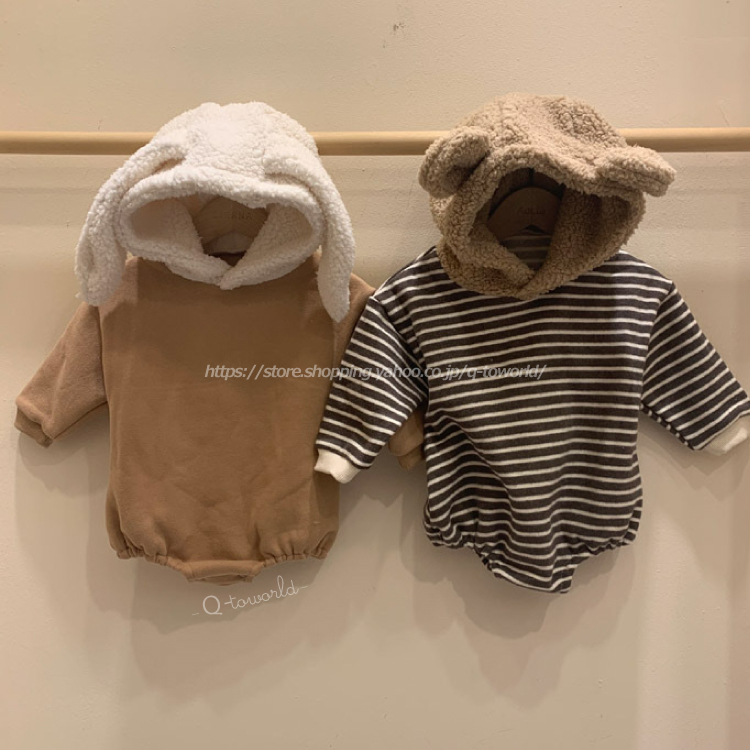 60 90 ロンパース クマ ウサギ 韓国版 全2色 もこもこフード ベビー服 韓国版 ベビー服 韓国風 可愛い 女の子 男の子 ベビー 子供服 Q Toworld キュートワールド 子供服 メール便は何点でも送料の合計は280円 60 90 ロンパース クマ ウサギ 韓国版 全2色 もこもこフード ベビー服 韓国版 ベビー服 韓国風 可愛い 女の子 男の子 ベビー 子供服 Q Toworld キュートワールド 子供服 メール便は何点でも送料の合計は280円