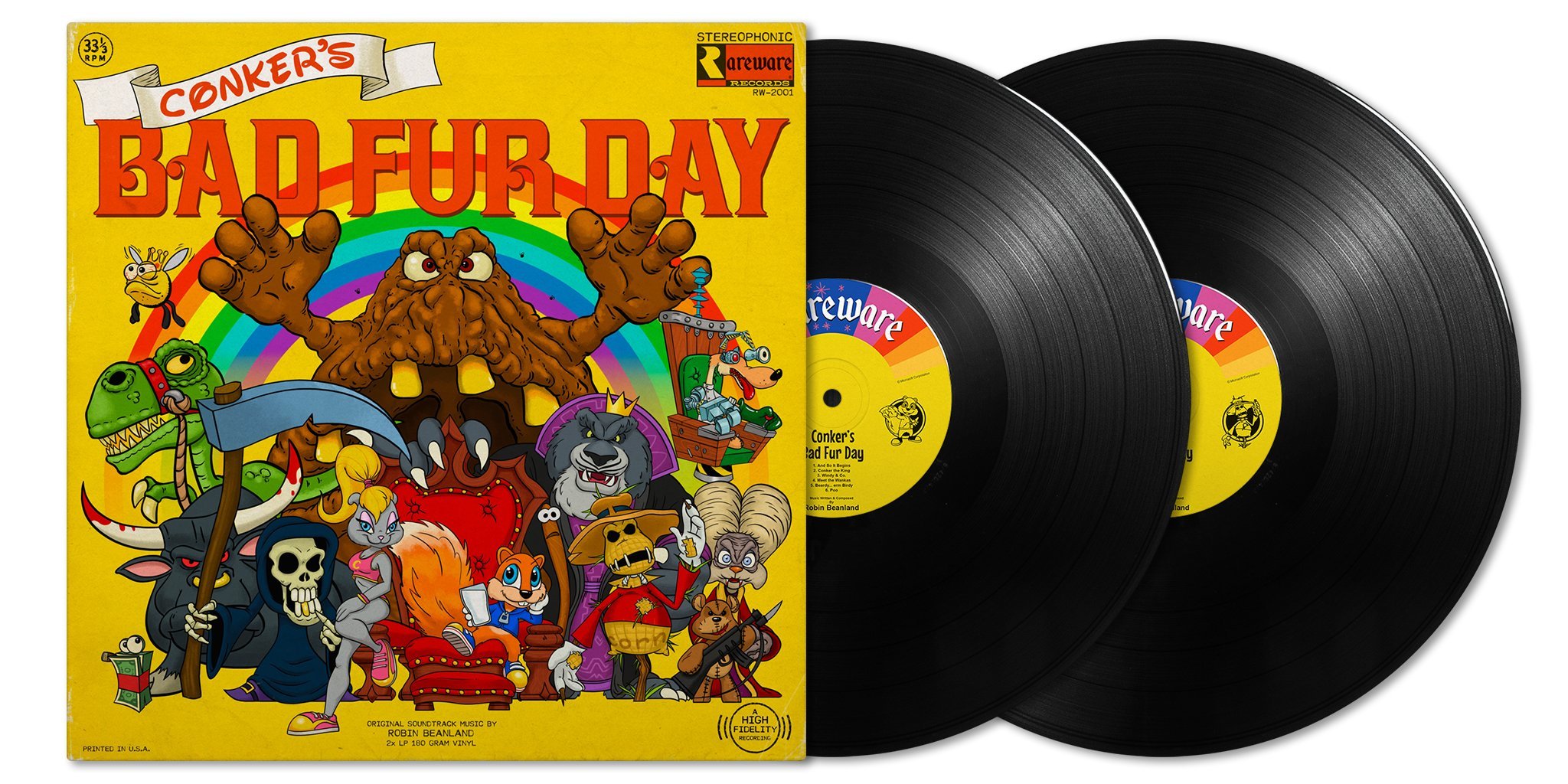 Conker’s Bad Fur Day / コンカーズ・バッド・ファー・デイ(オリジナル・サウンドトラック)2LP - 画像2