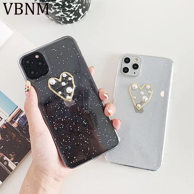 送料無料 予約商品 ハート 透明 パール おしゃれ Iphoneケース スマホケース Selectshop Aya