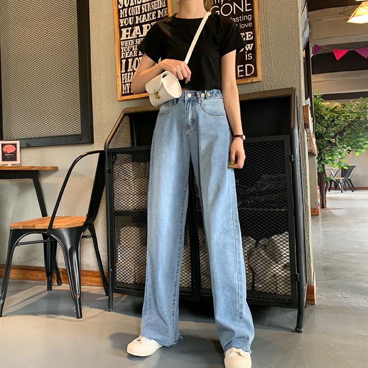新作 ジーンズ ロングパンツ ワイドレッグ デニム ストレート ハイウエスト 切りっぱなし ゆったり カジュアル レディース Manajily オルチャン 韓国 プチプラレディースファッション 新作 ジーンズ ロングパンツ ワイドレッグ デニム ストレート ハイウエスト 切りっぱなし ゆったり カジュアル レディース Manajily オルチャン 韓国 プチプラレディースファッション