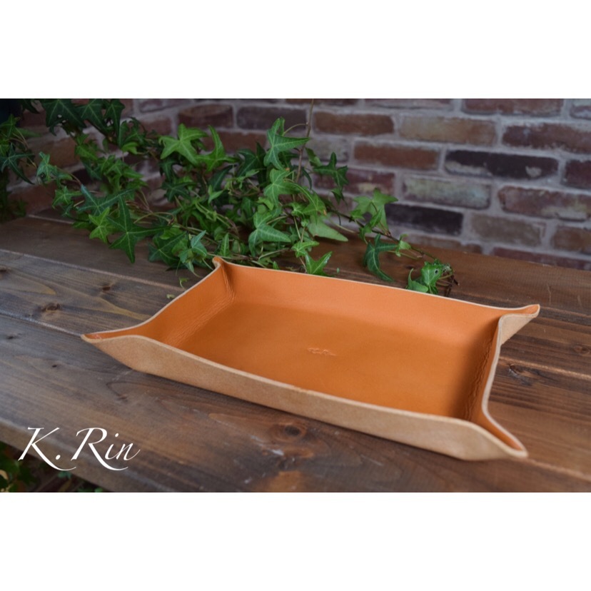 在庫商品 レザー トレイ レザー カルトン Ka059c2 皮革工房凜