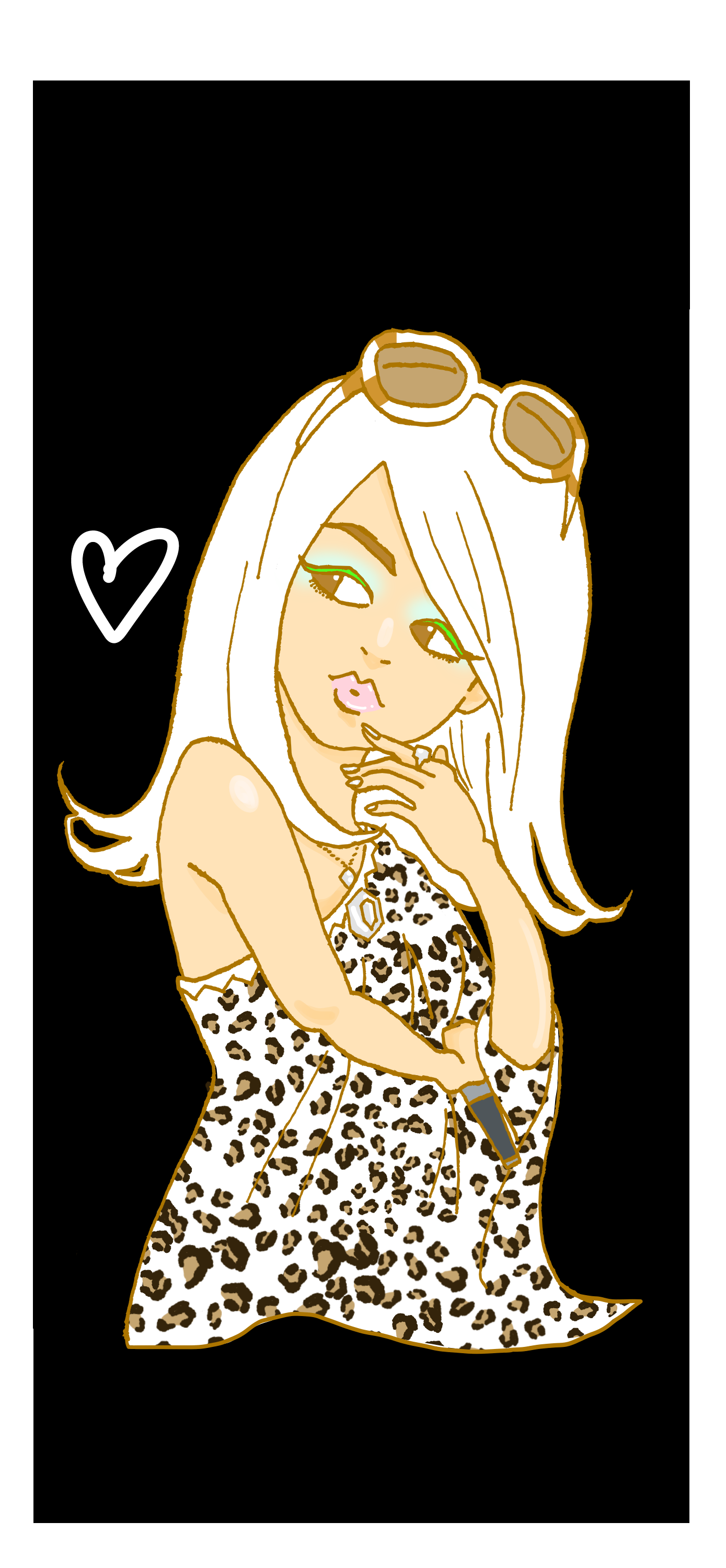 エリカ様風グリッターケース 似顔絵スマホケース工房 Nigaoematara