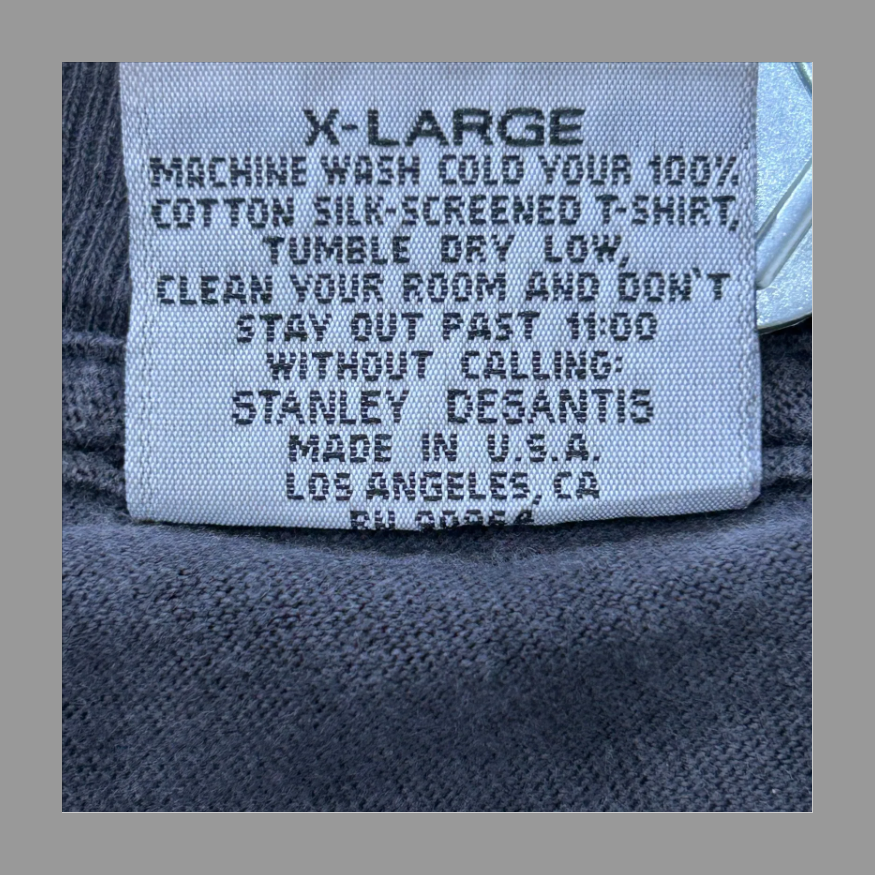 90s The X-Files Space Graphic Vintage T-Shirt Black XL の画像 5