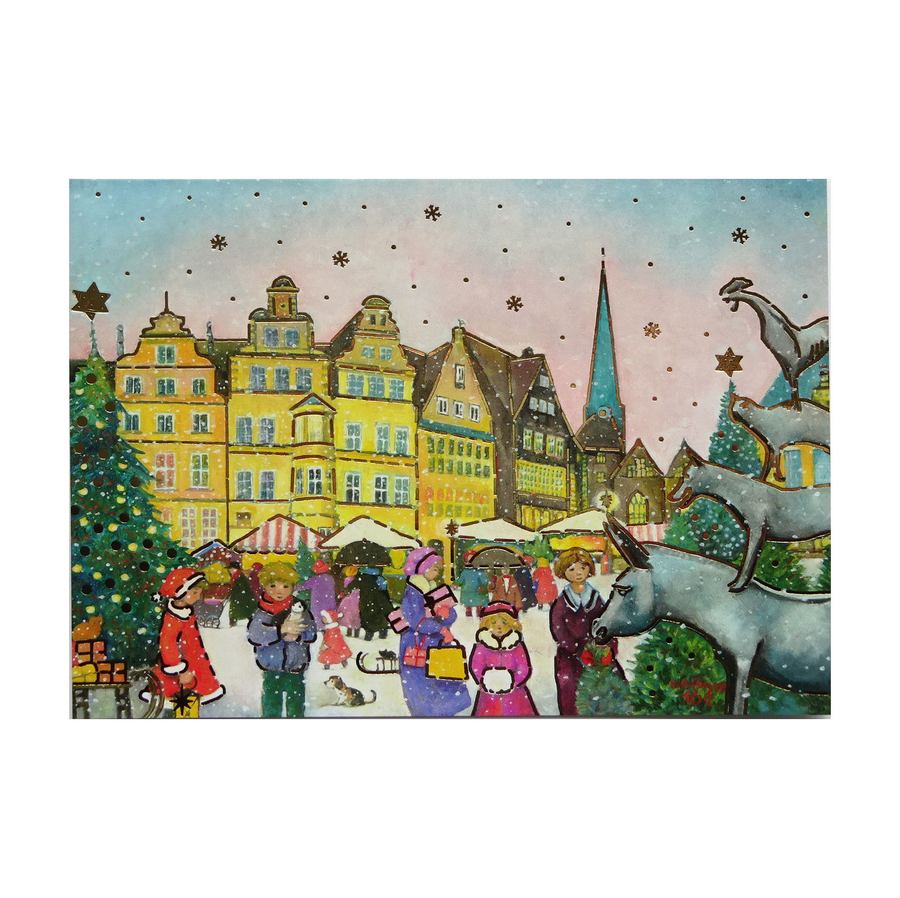 クリスマスポストカード Renate Koblinger Lag 2365 Paperstory ペーパーストーリー クリスマスポストカード Renate Koblinger Lag 2365 Paperstory ペーパーストーリー