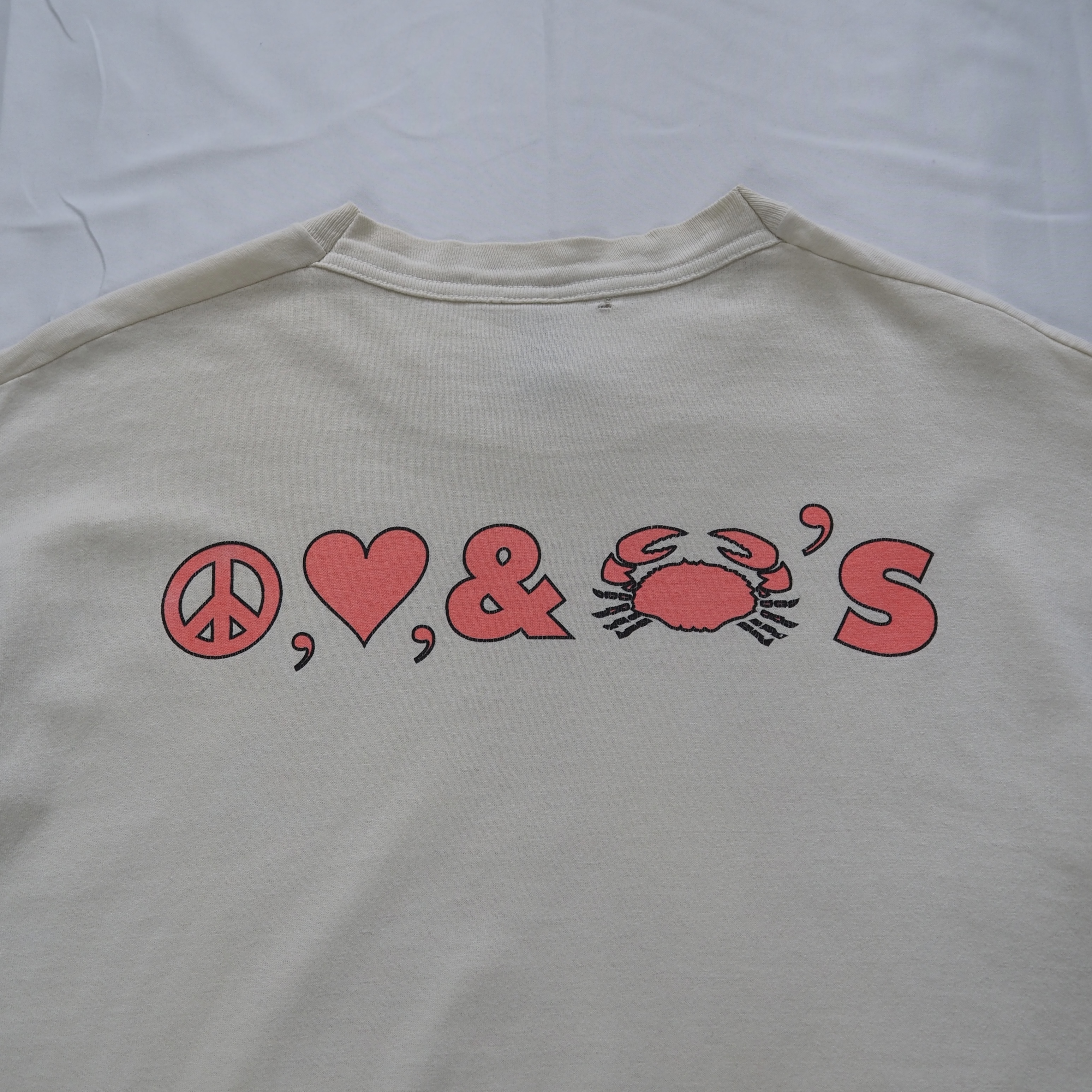 90’s Fruits of the loom ピースマークTシャツ XL の画像 13