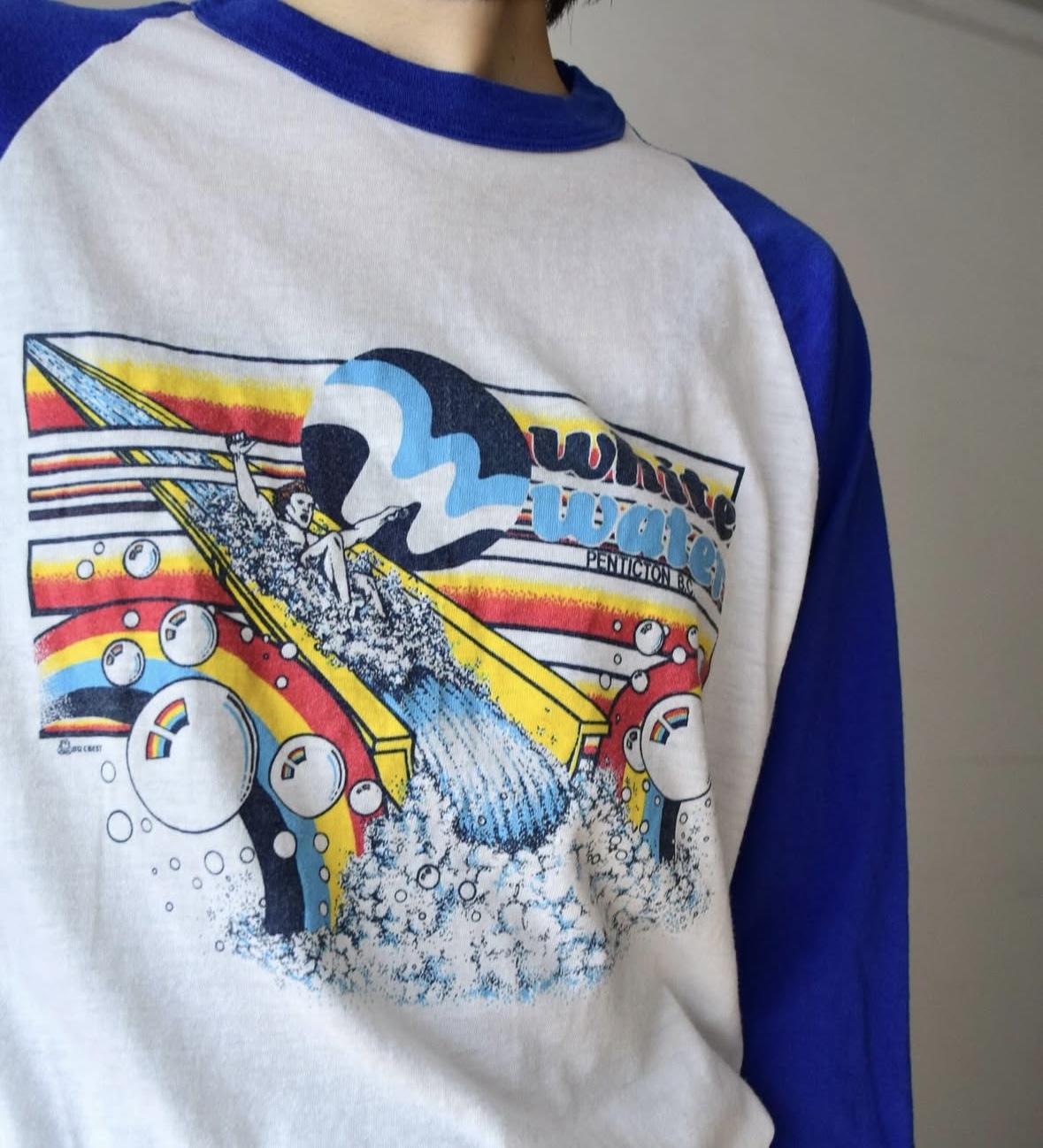 1980s raglan print tee の画像 4