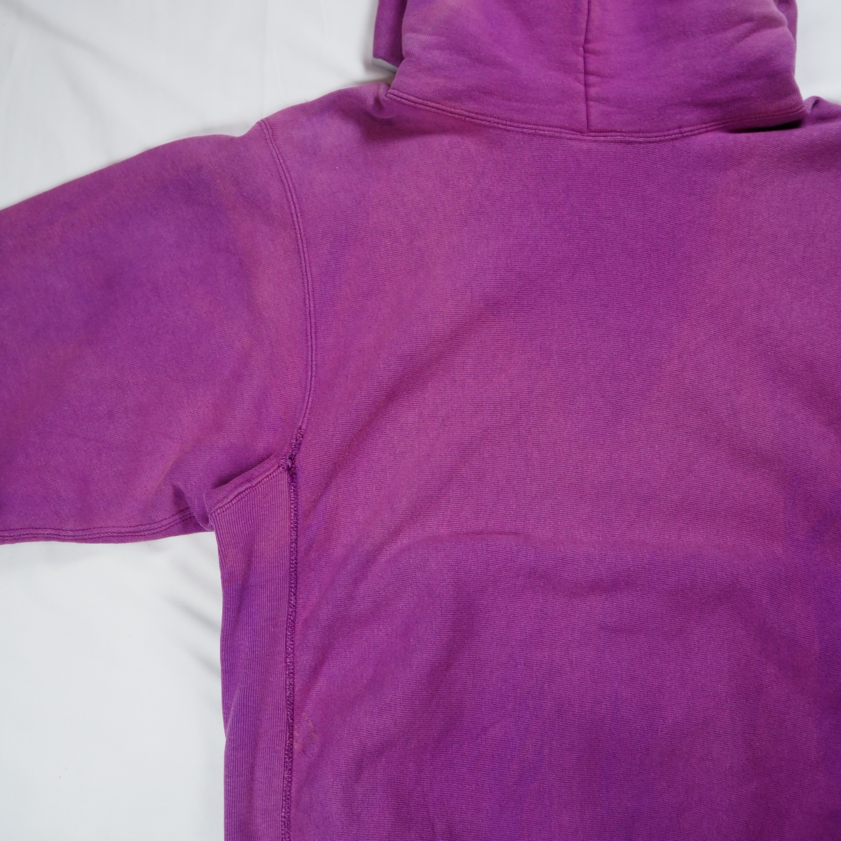 【9/23 20:00入荷】90's Champion リバースフーディ フェード パープル Mサイズ の画像 14