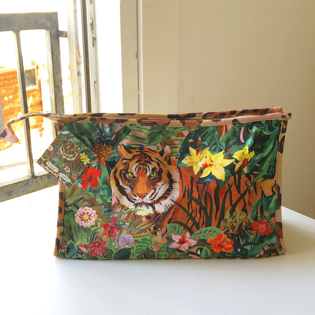 Nathalie Lete Jungle Zipper Purse W34cm ナタリーレテ ジャングル ビッグポーチ Yay Design Household Goods