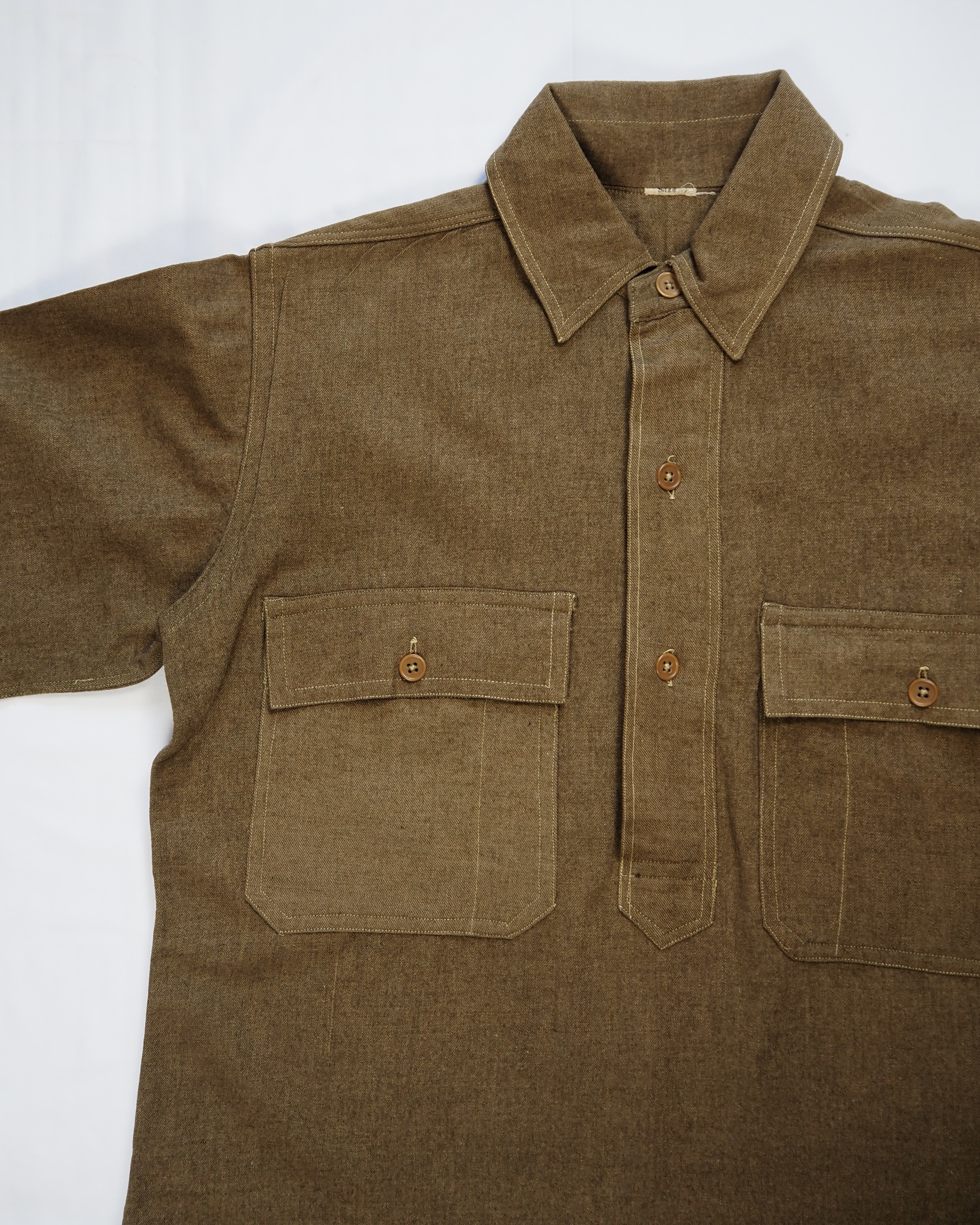 30’s U.S. ARMY ウールプルオーバーシャツ の画像 5