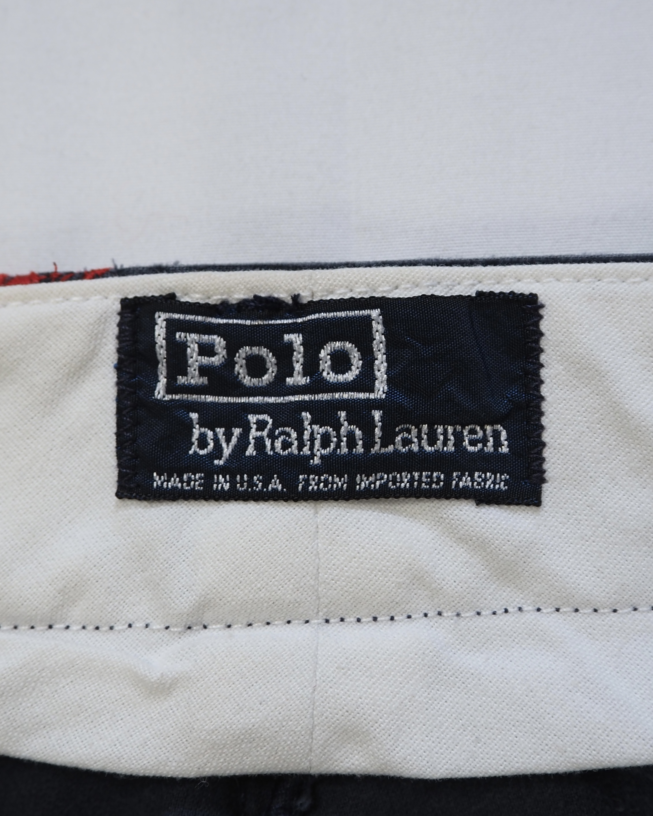 90’s Ralph Lauren コーデュロイパンツ 約33×30 総柄 ロブスター の画像 4