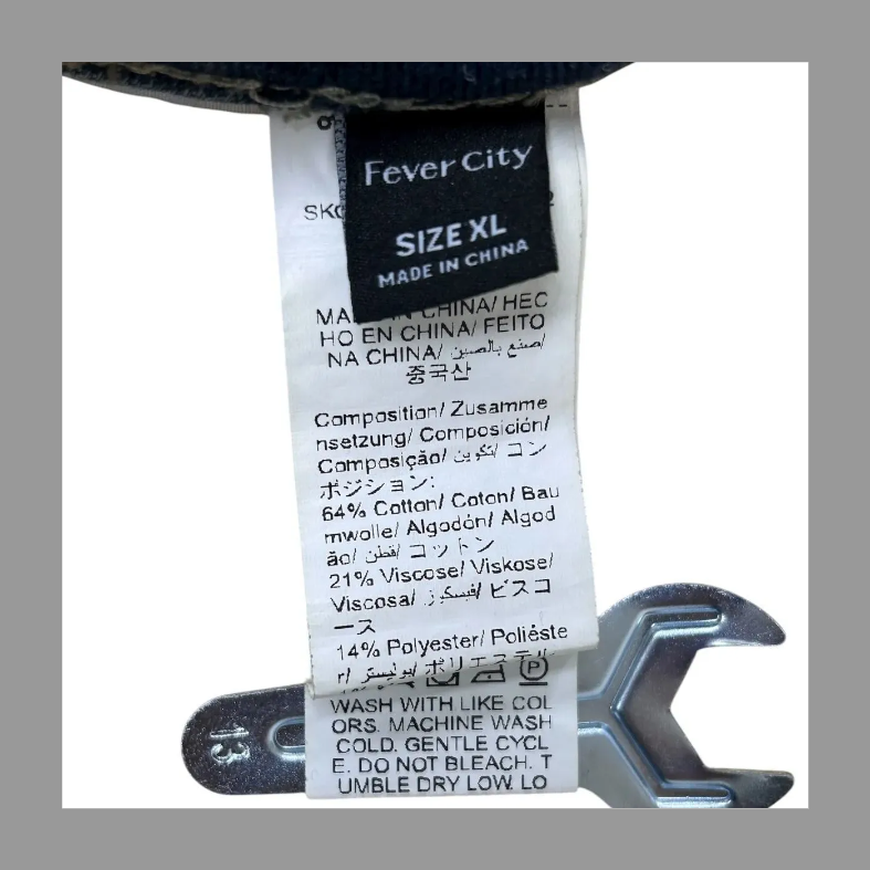 Fever City Setup デニムセットアップ　XL の画像 8