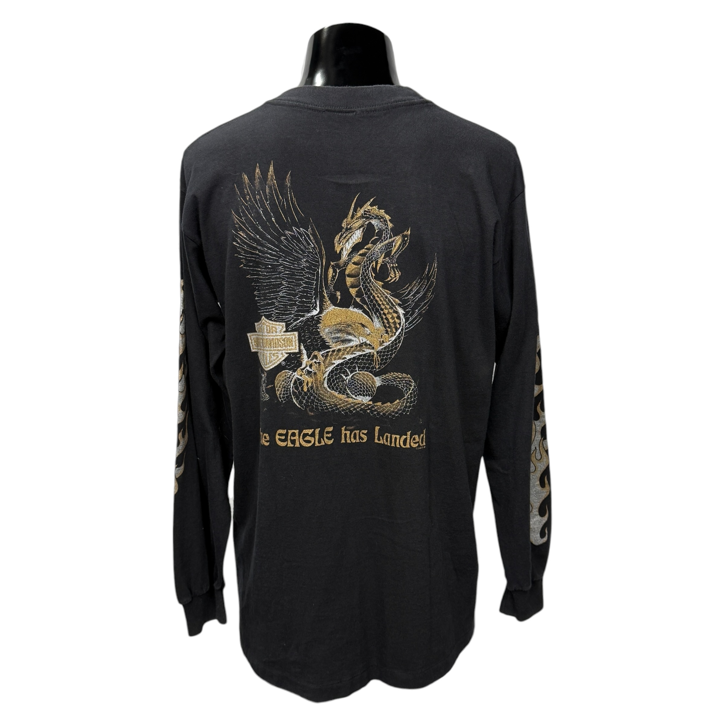 【HARLEY-DAVIDSON】ハーレーダビッドソン “The EAGLE has Landed” 90’s Vintage ロンT