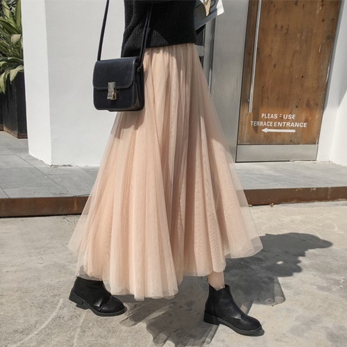 ハイウエストチュールフレアスカート Oli 799 Avilio