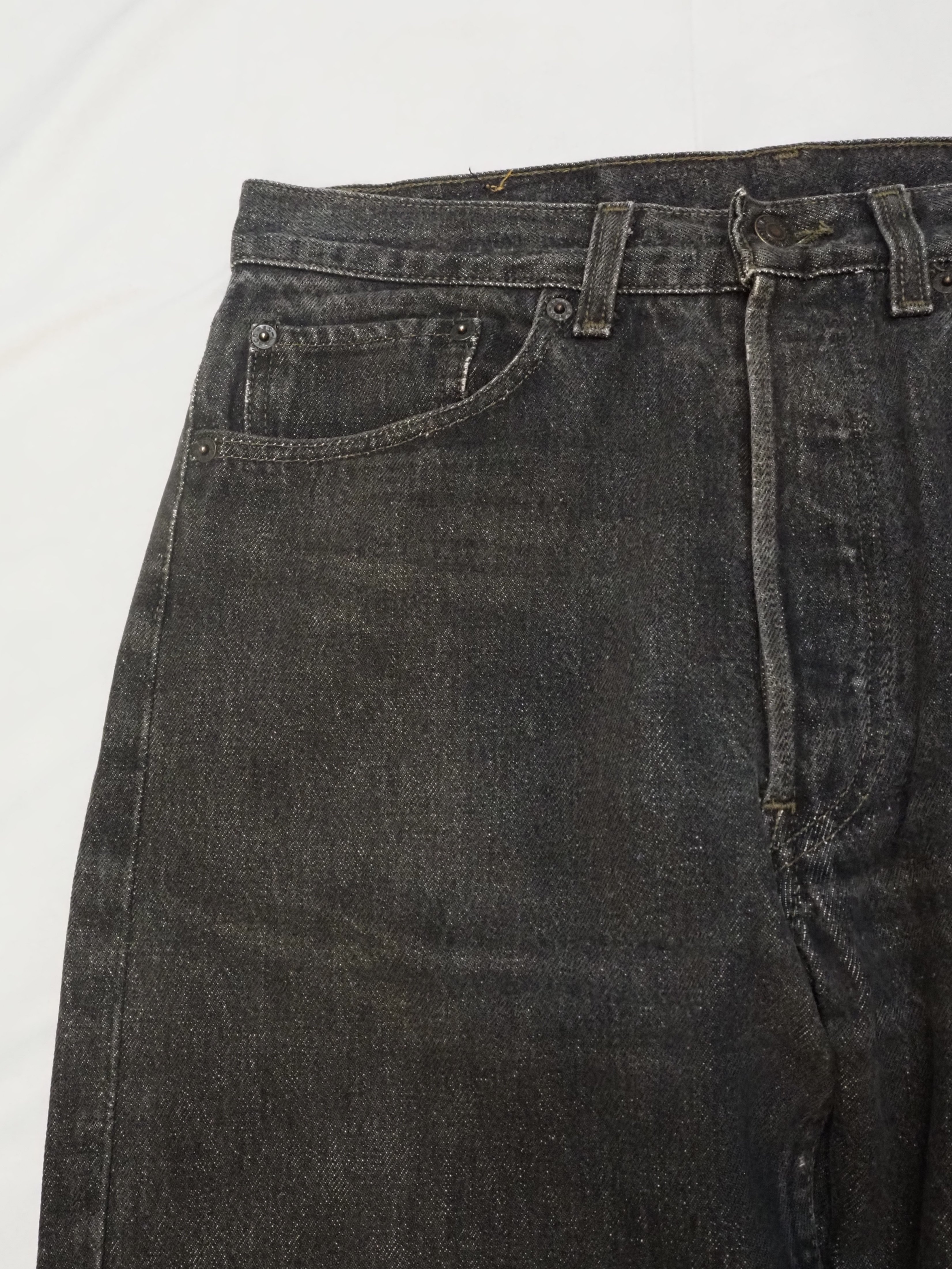 90’s Levi’s 501 Black Denim 32×34 “先染め" の画像 5