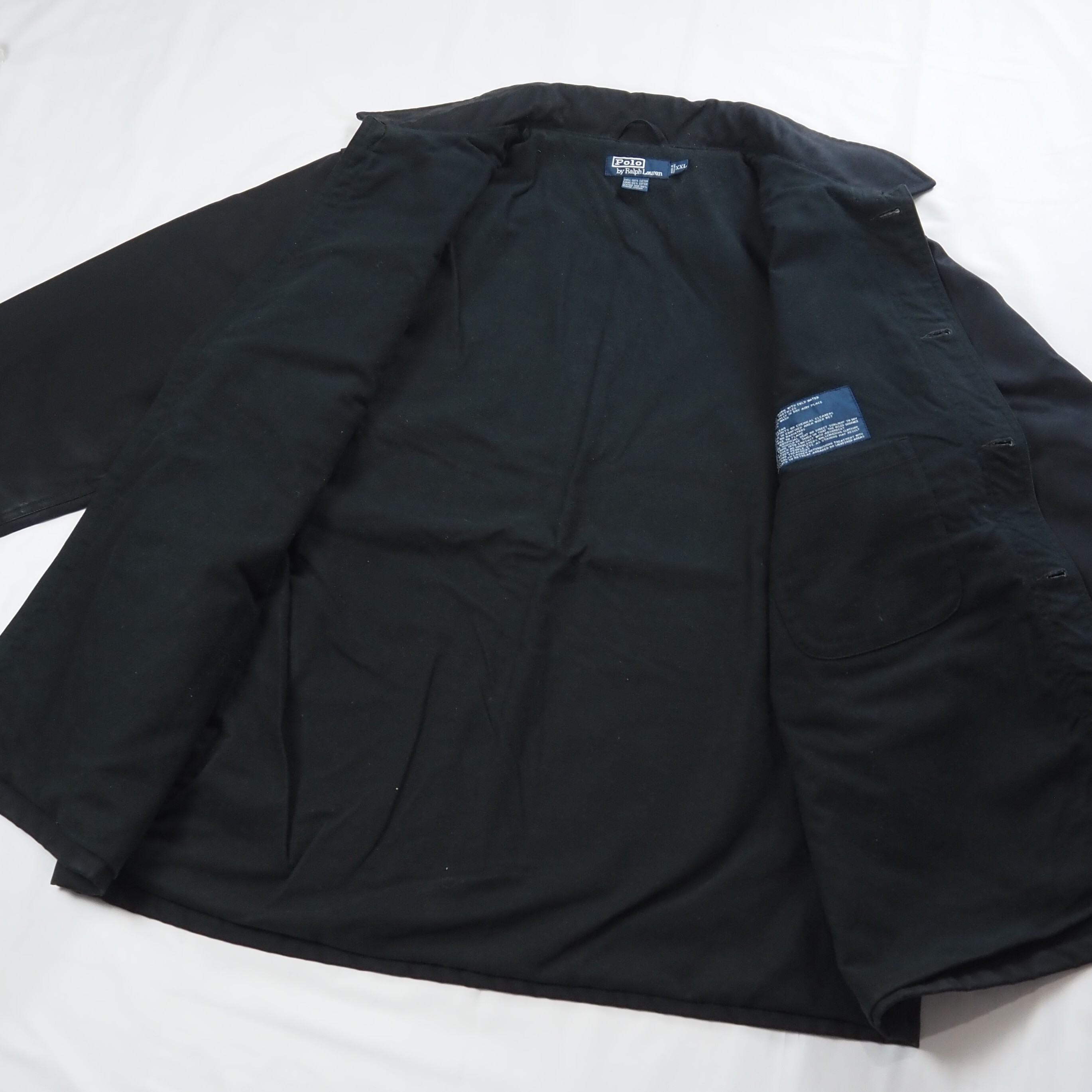 【9/23 20:00入荷】90's Ralph Lauren ハンティングジャケット ブラック の画像 12