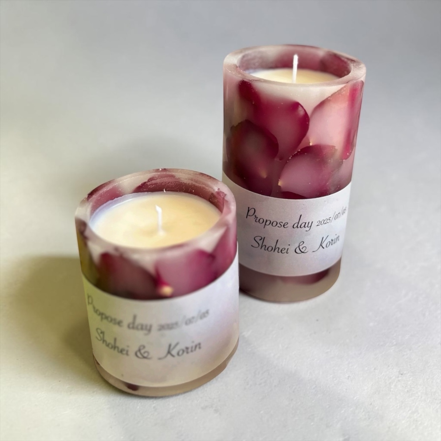 大切なお花を残したい|ボタ二カルキャンドル|全国配送可|長期保存