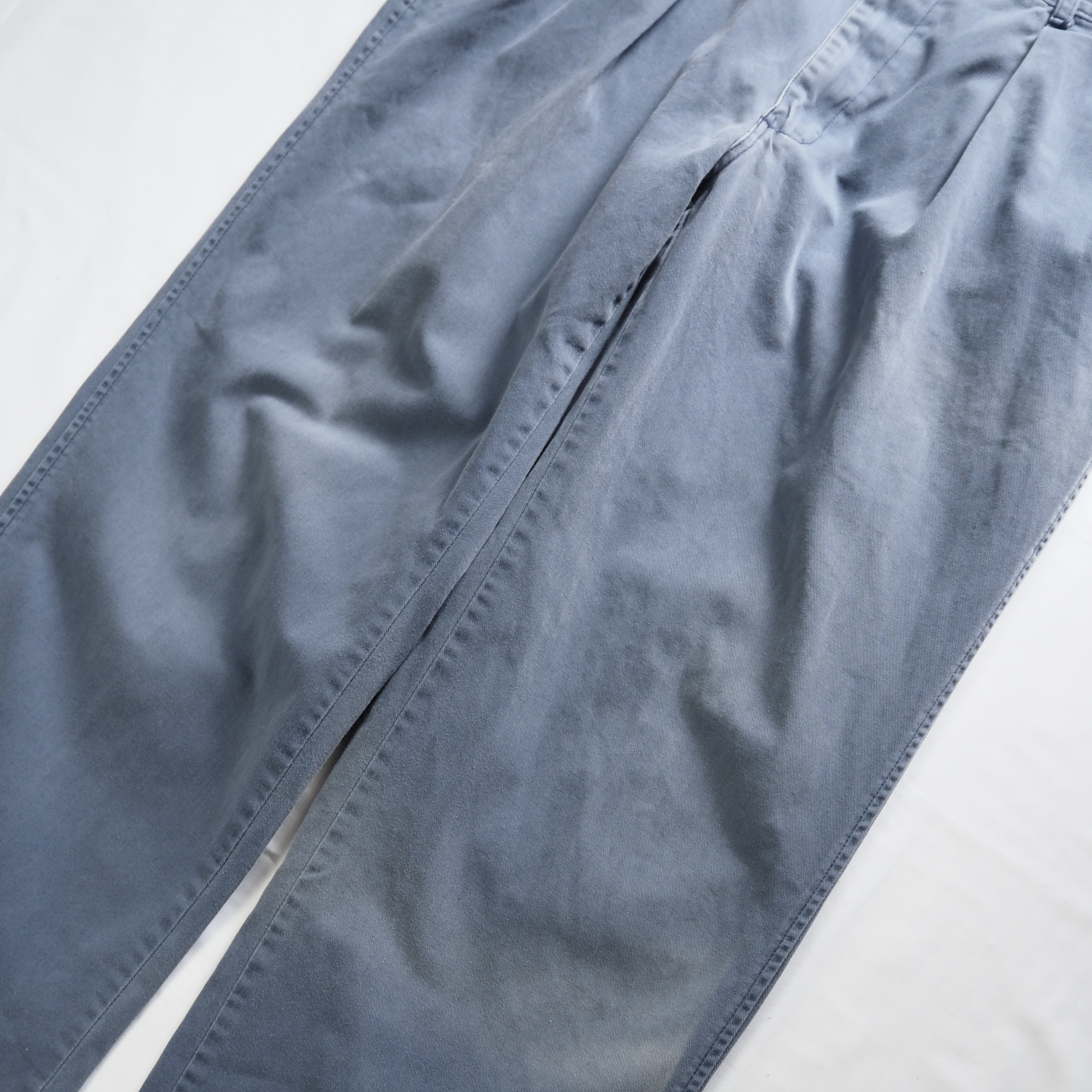 90’s Ralph Lauren ポロチノ フェードブルー 34×27.5 の画像 5