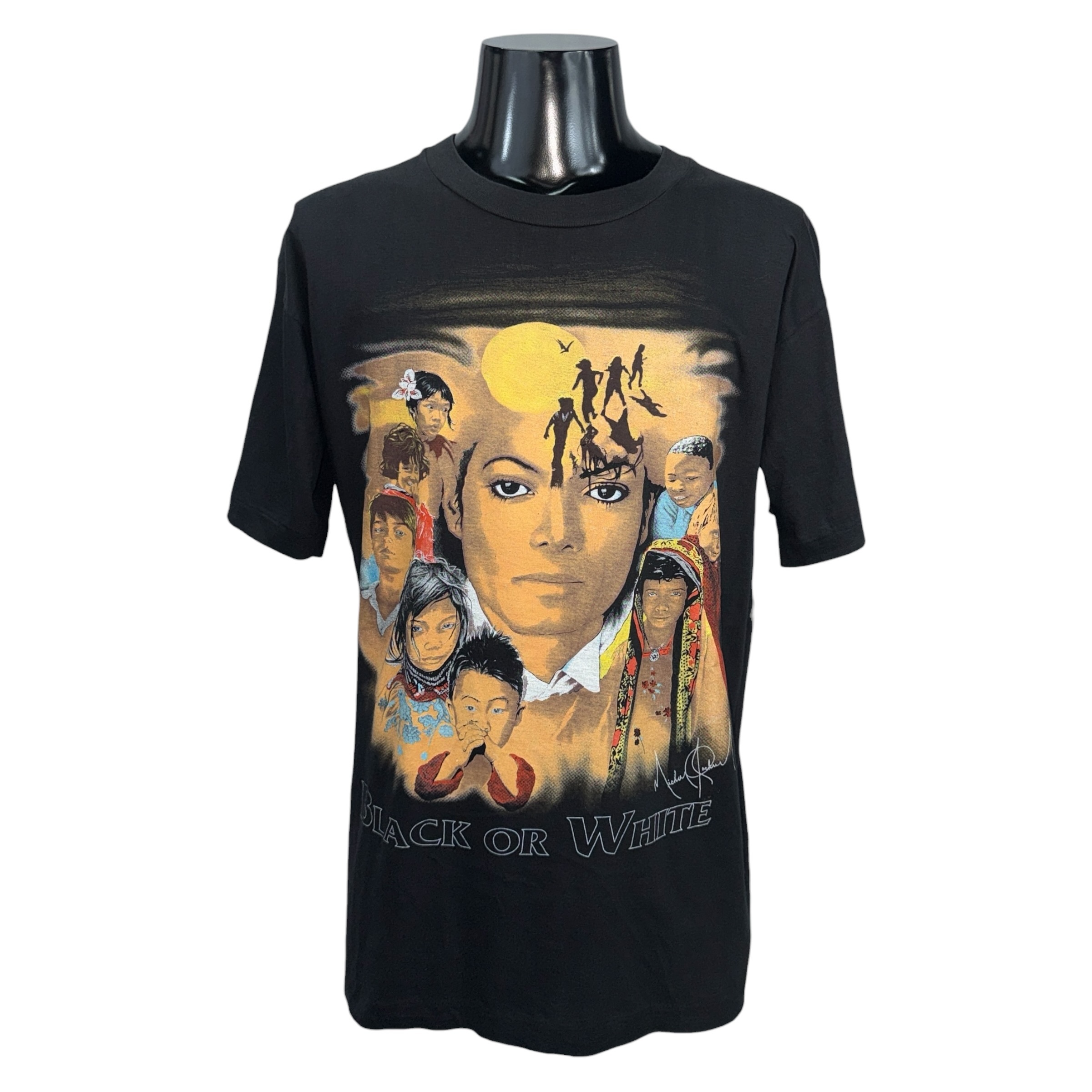 【MICHAEL JACKSON】マイケル・ジャクソン “BLACK OR WHITE” 90’s Vintage Tシャツ